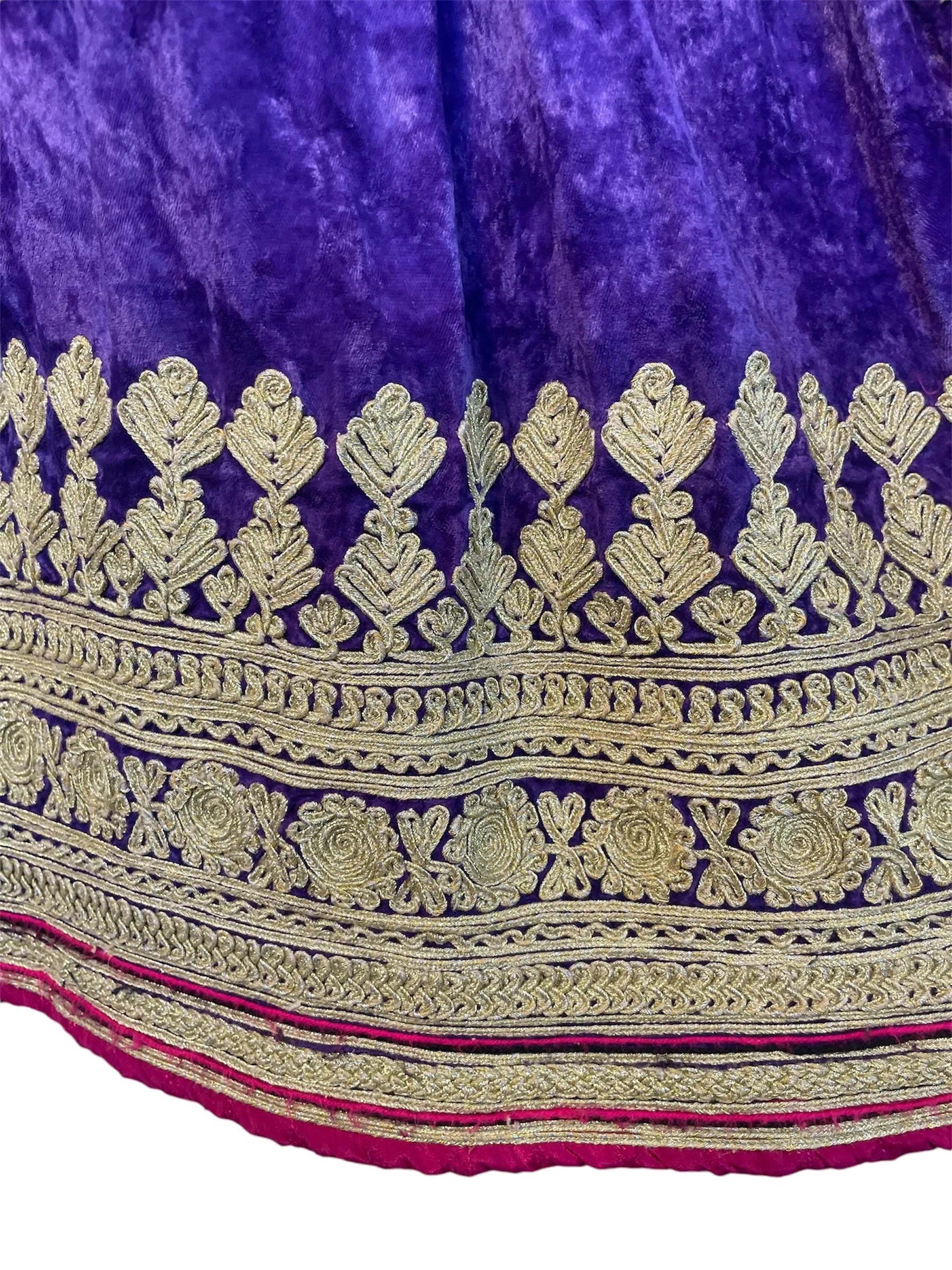 1970s Afghani Velvet and Intricately Embroidered Kuchi Gown