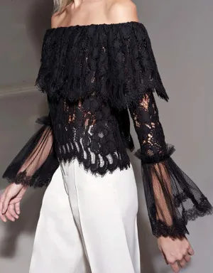 Alexis Laurena Top in Black