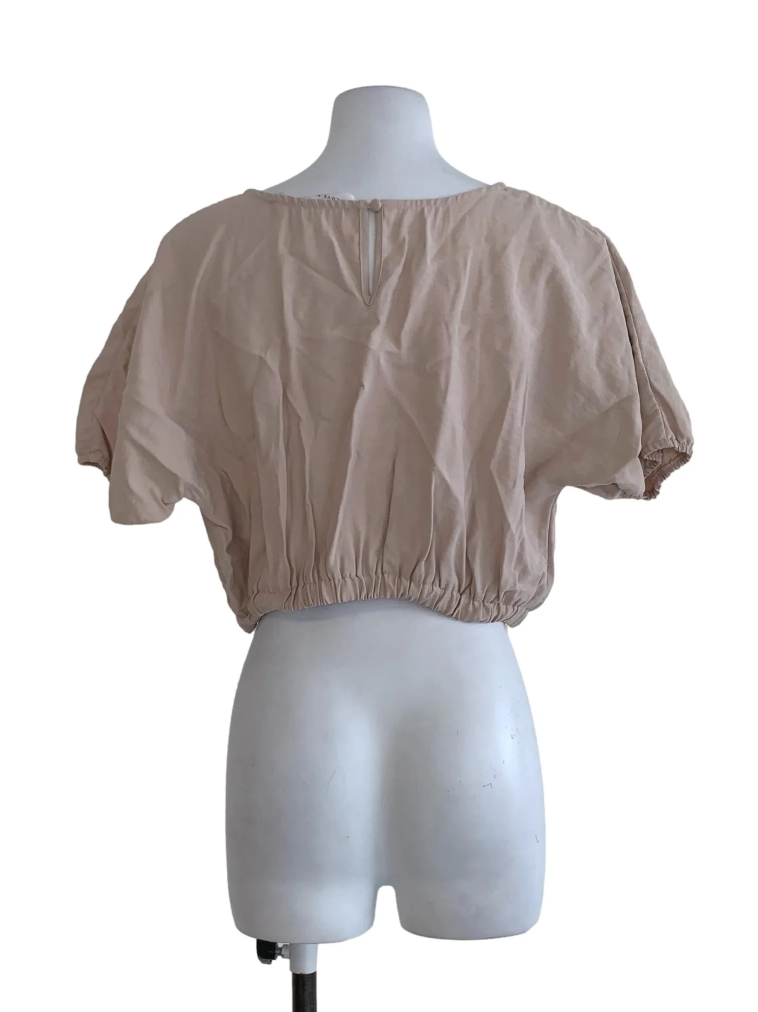 Beige Plain Blouse