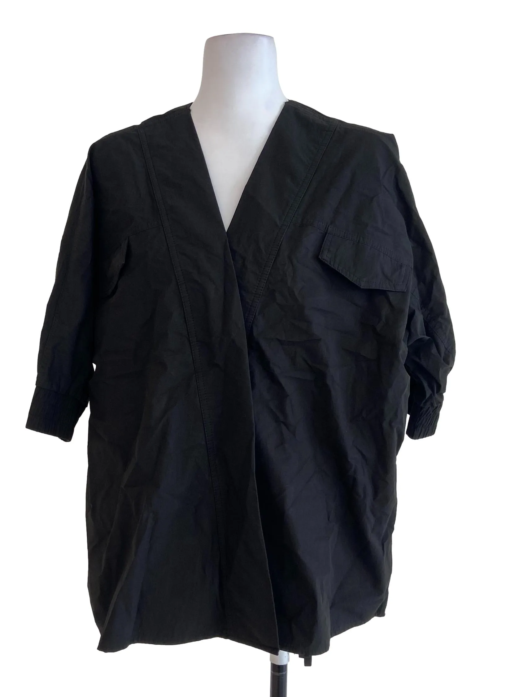 Black Bat Wing Blouse