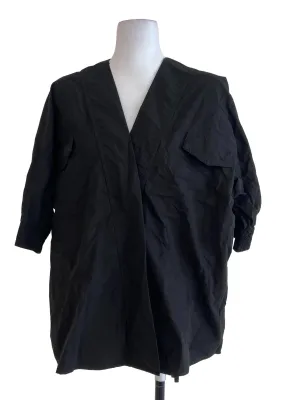 Black Bat Wing Blouse