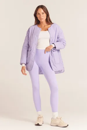 Bloom Quilted Jacket - Violet