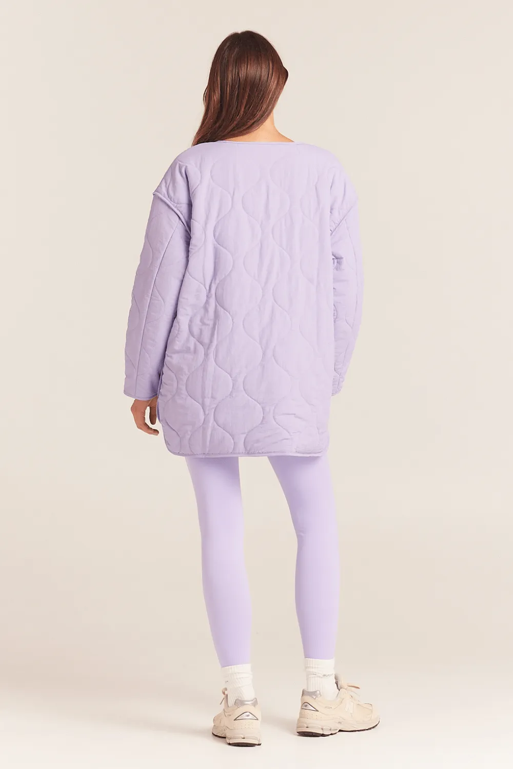 Bloom Quilted Jacket - Violet