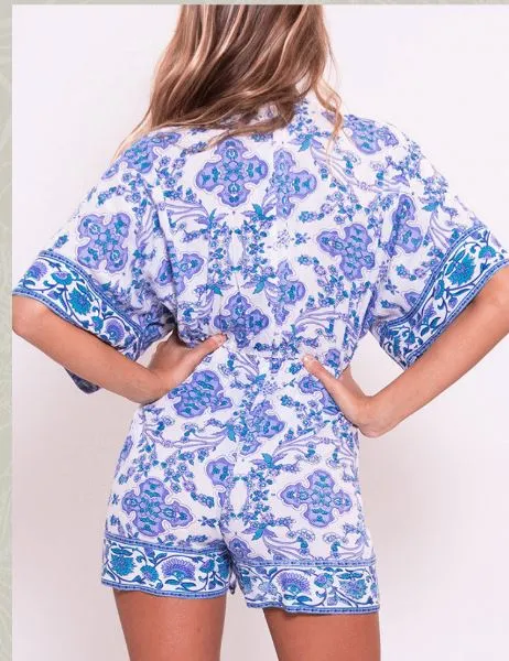 BLUE LAGOON ROMPER