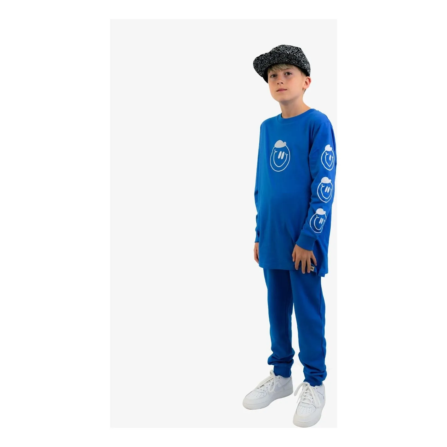 Blue Smile Guy Joggers