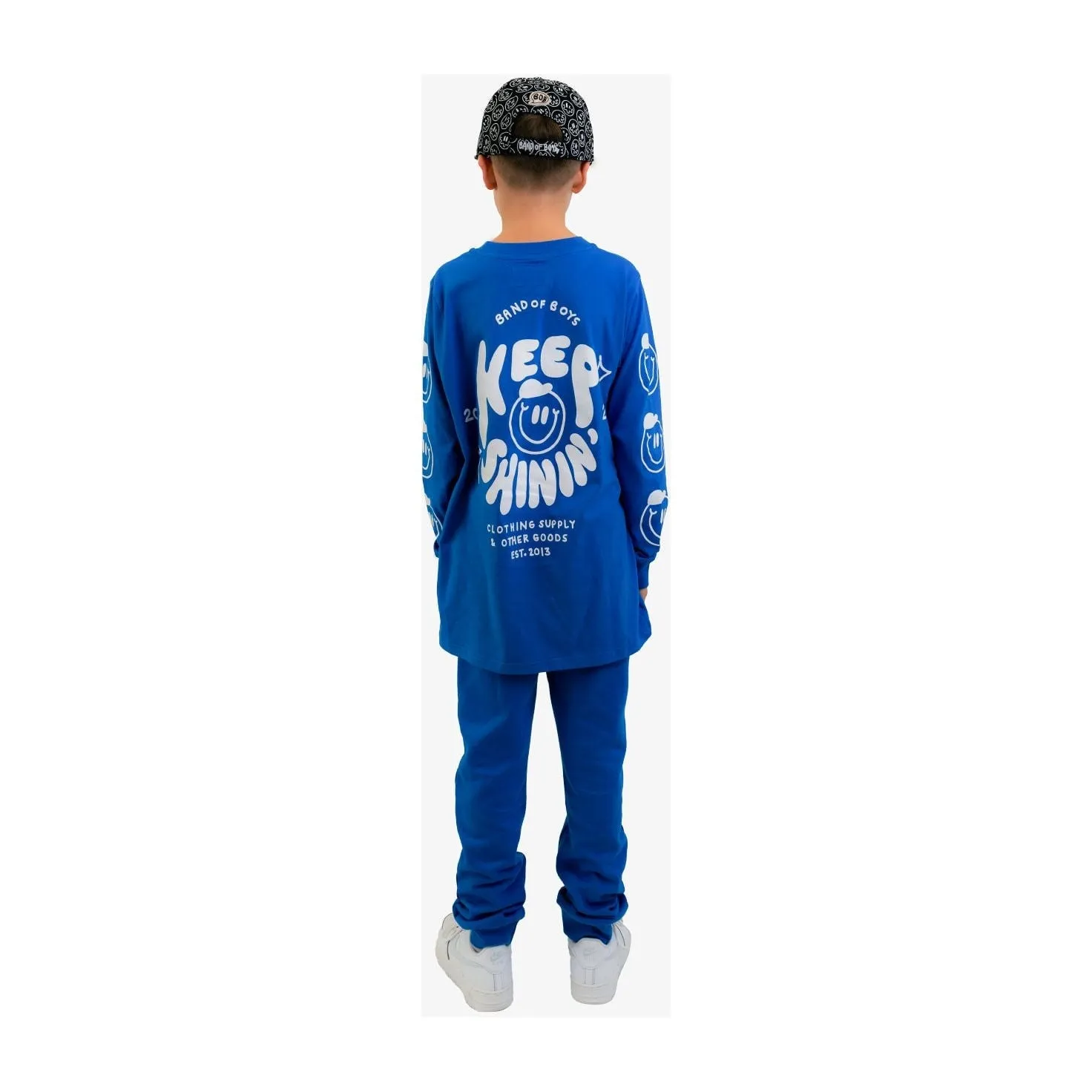 Blue Smile Guy Joggers