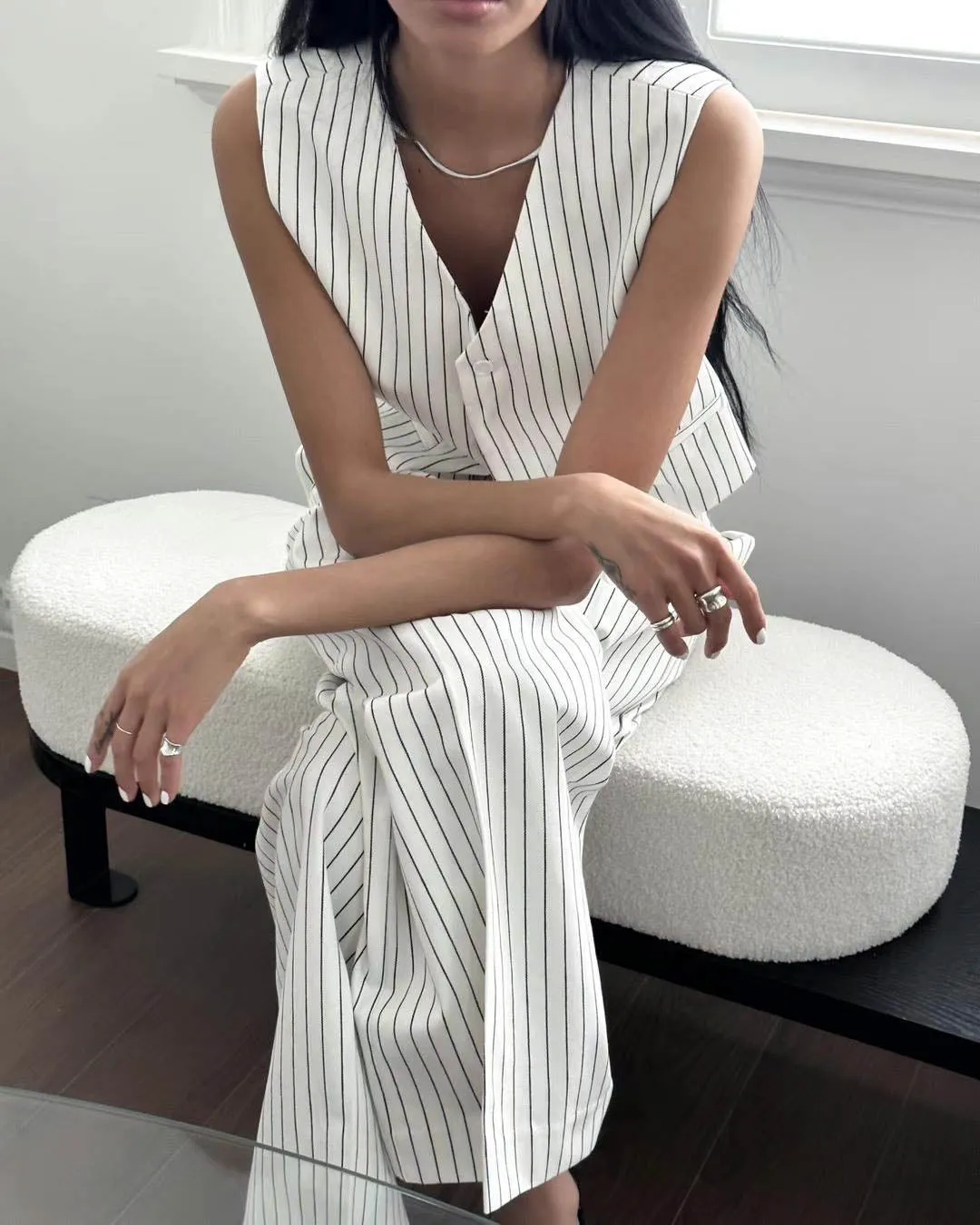 BRUNI PINSTRIPE VEST