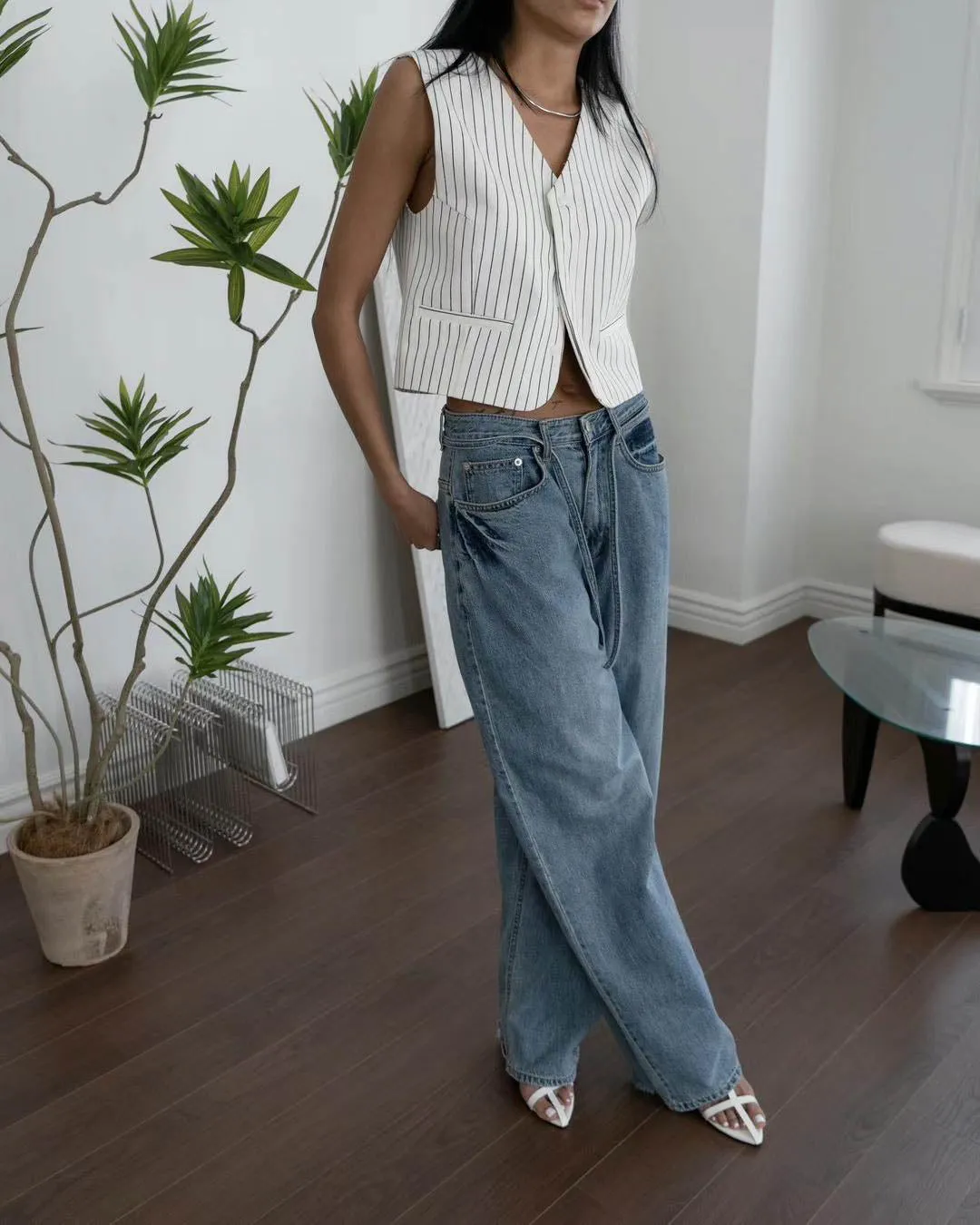 BRUNI PINSTRIPE VEST