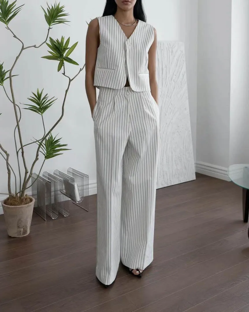 BRUNI PINSTRIPE VEST
