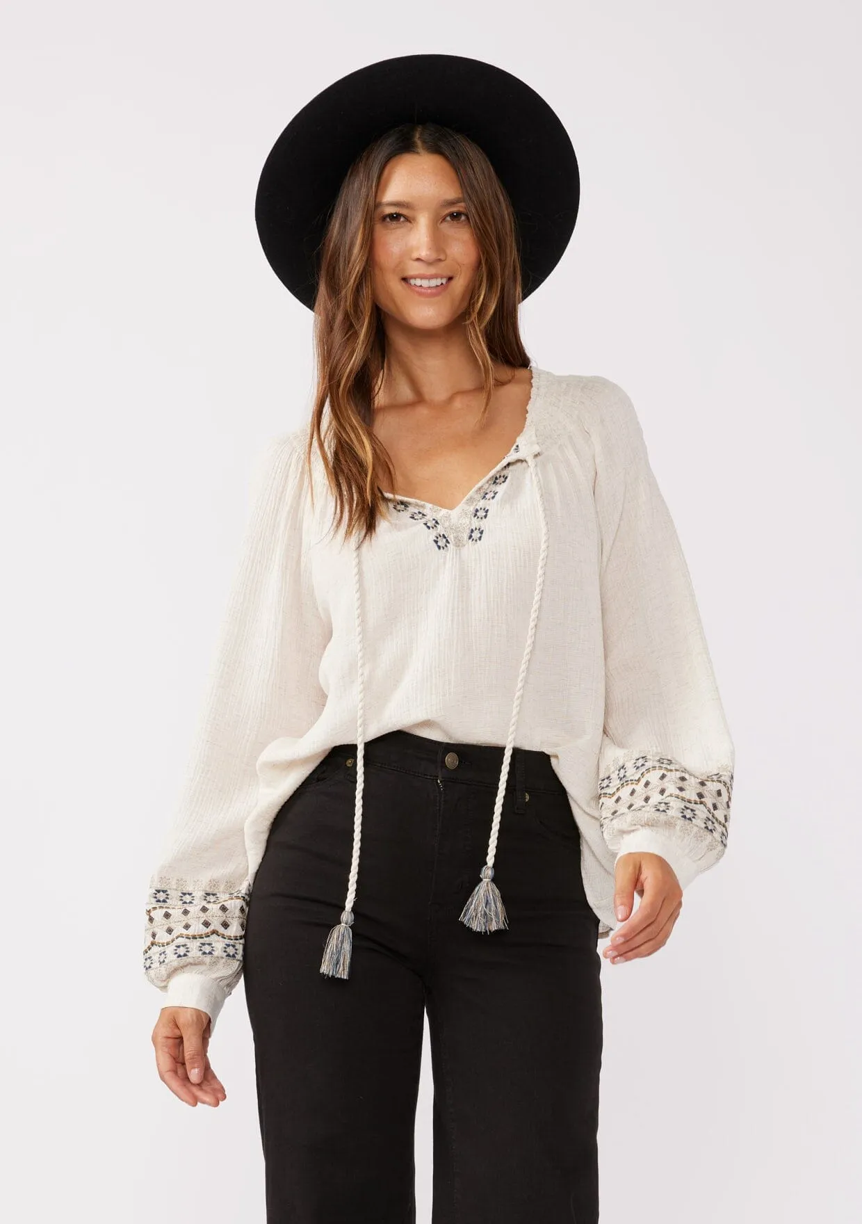 Charley Embroidered Blouse