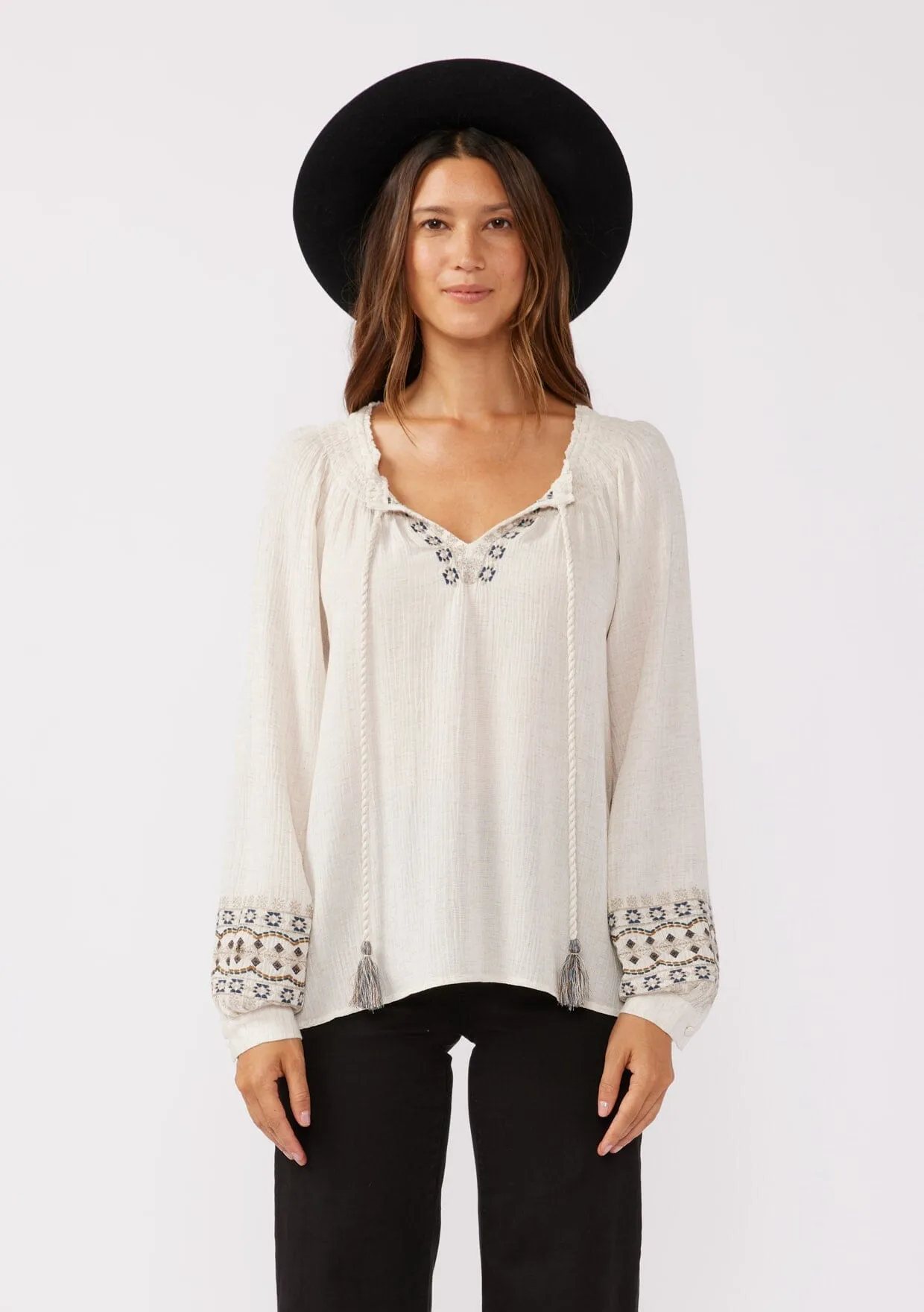 Charley Embroidered Blouse