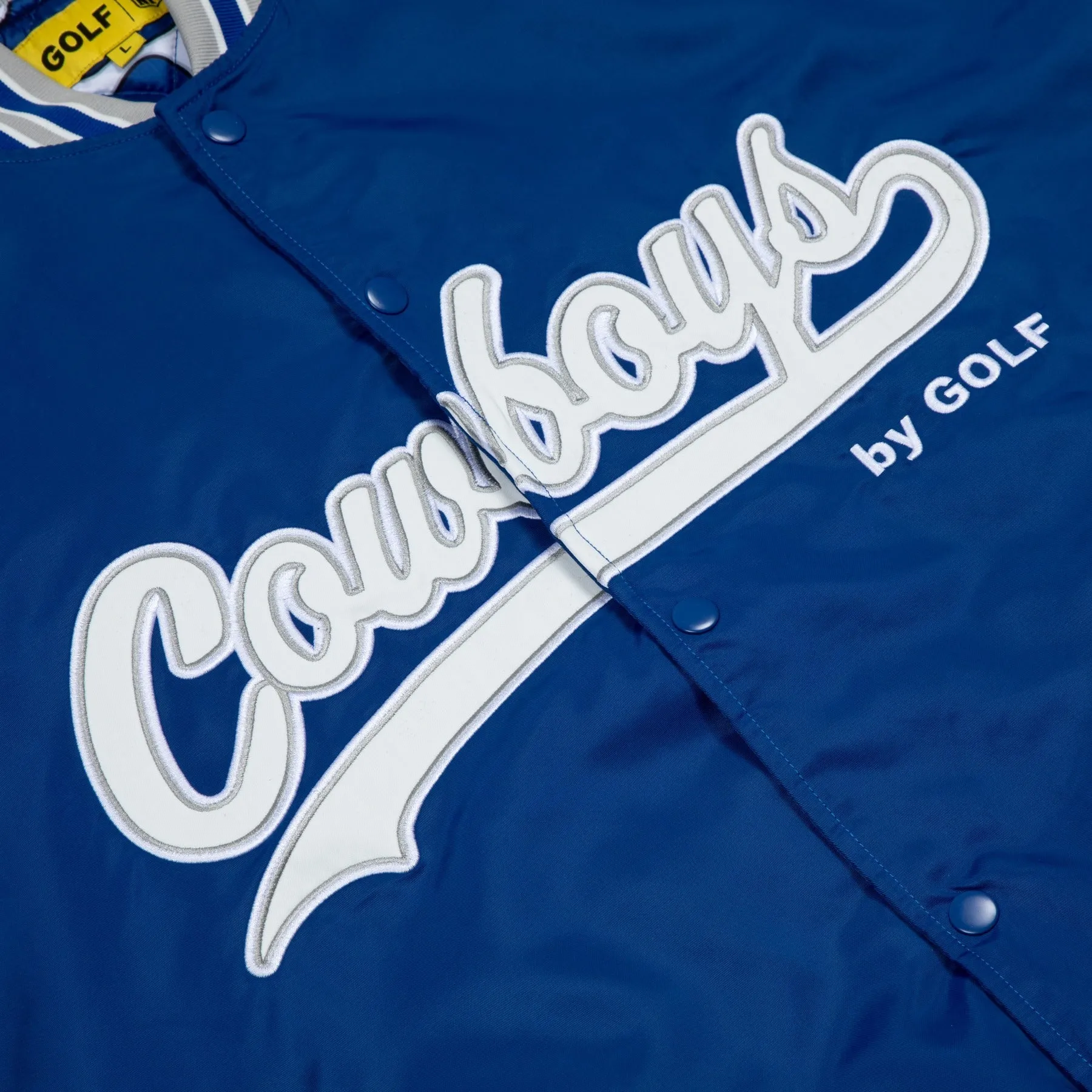 COWBOYS SATIN BOMBER JACKET by GOLF WANG