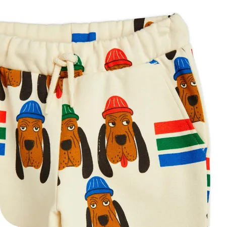 Cream All Over Bloodhound Joggers
