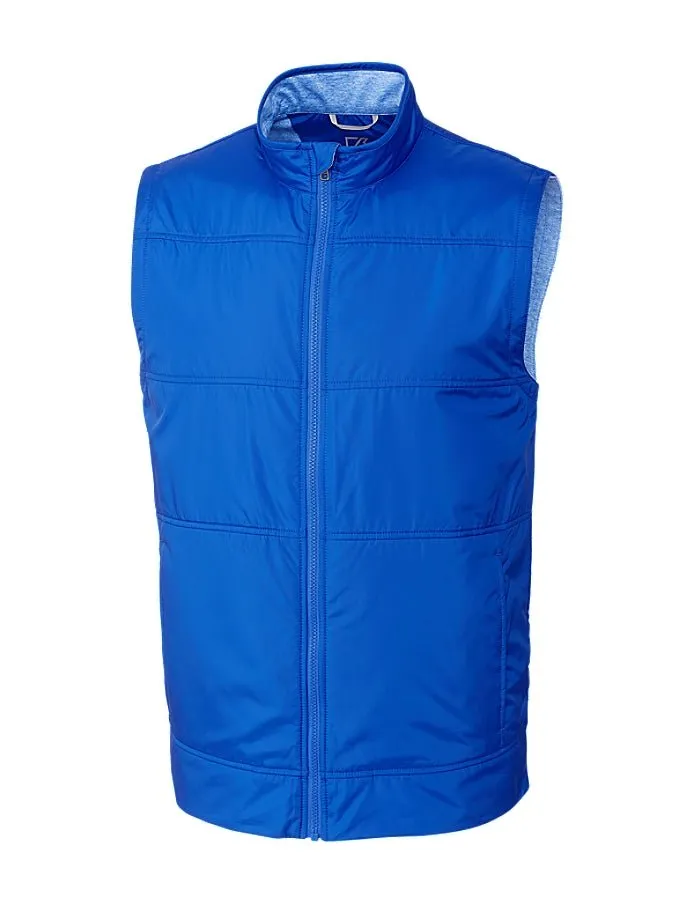 Cutter & Buck Men's Stealth Hybrid Quilted Full Zip Vest