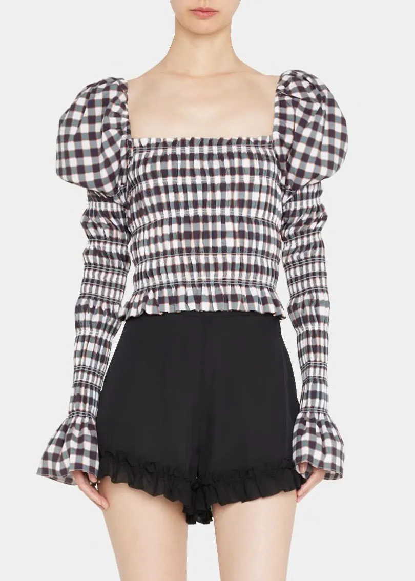 Delilah Top (Black Check)