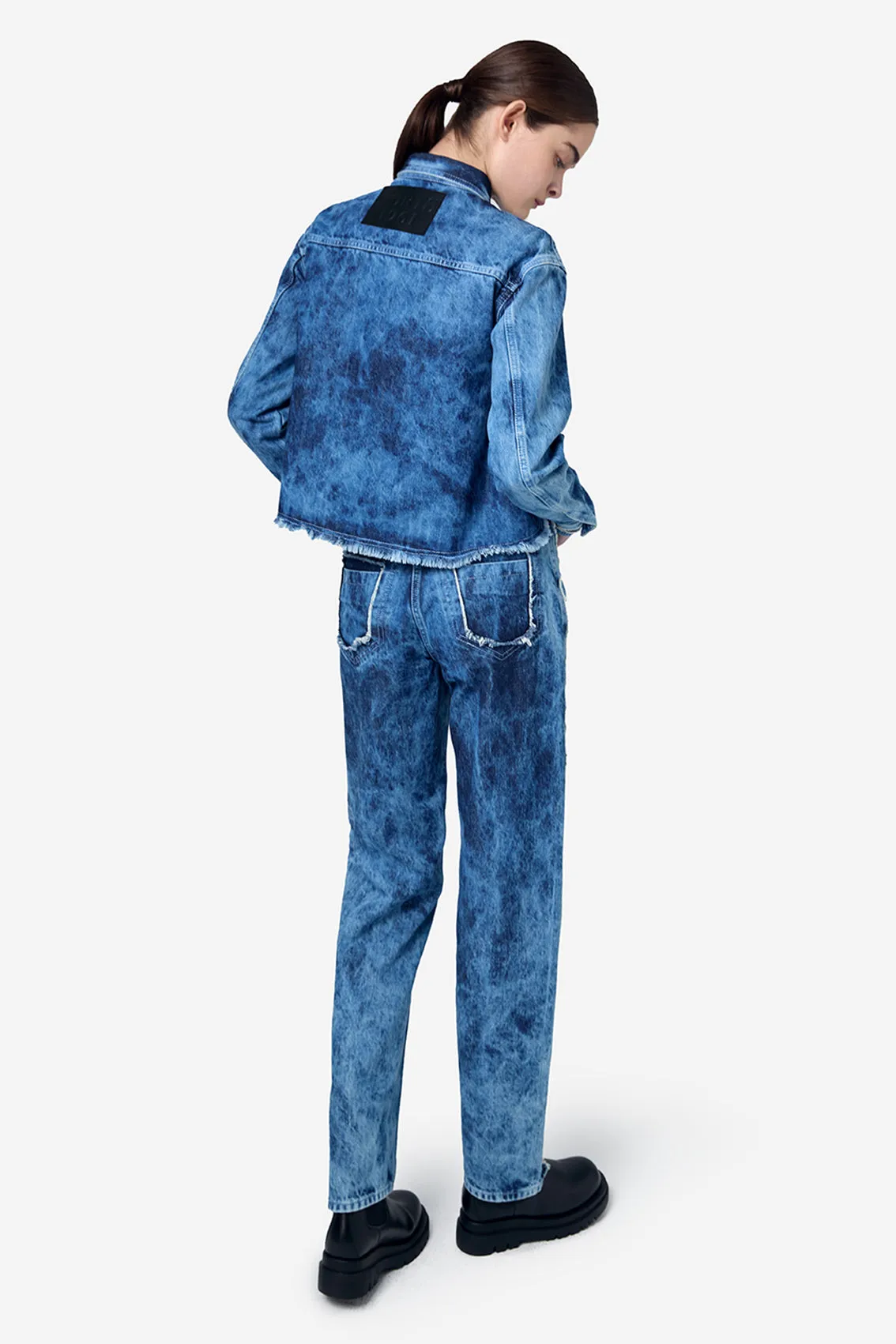 DENIM JACQUARD SHIRT