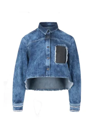 DENIM JACQUARD SHIRT