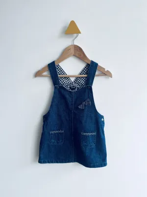 Denim Romper Dress // 5Y