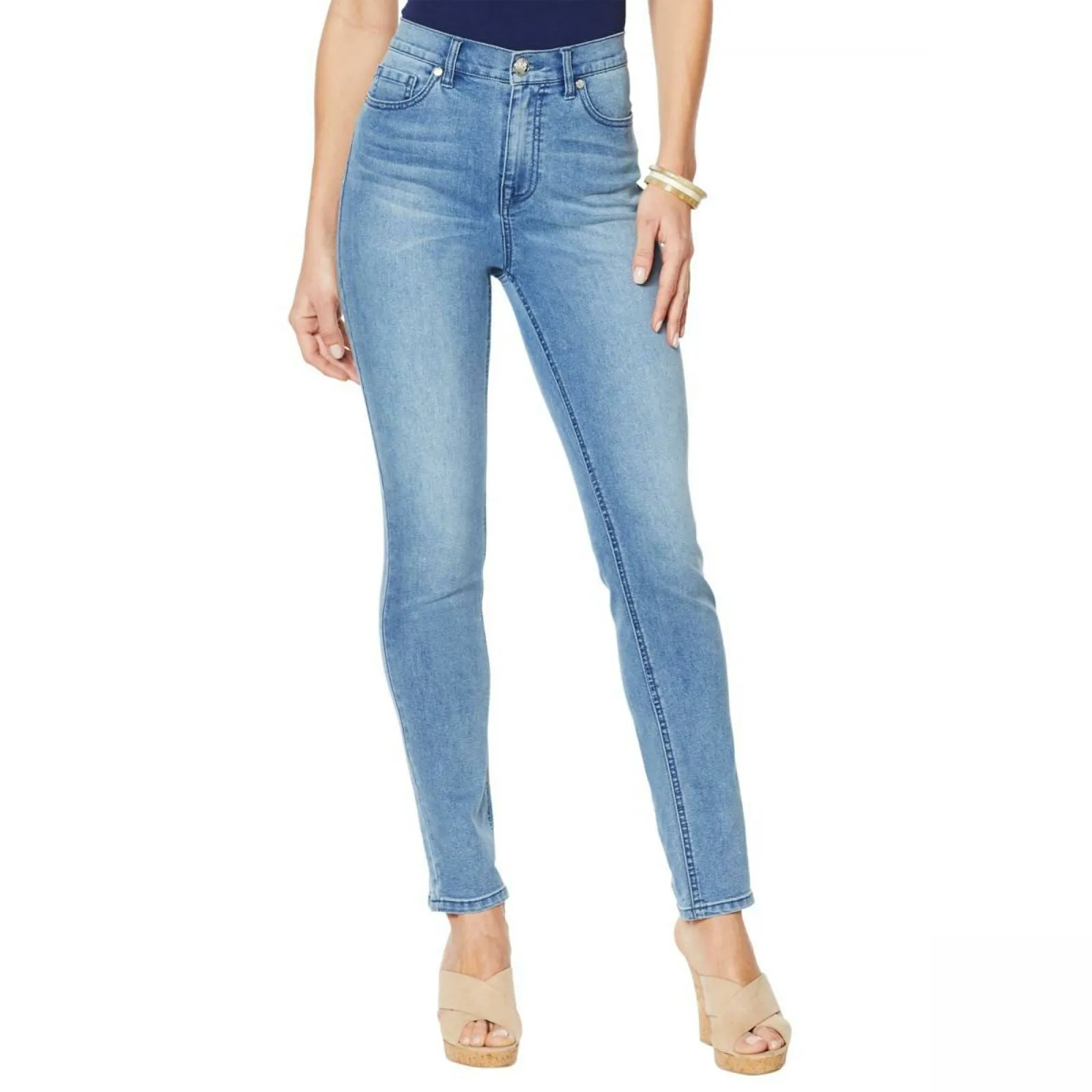 DG2 by Diane Gilman Women's Classic Stretch Skinny Jeans