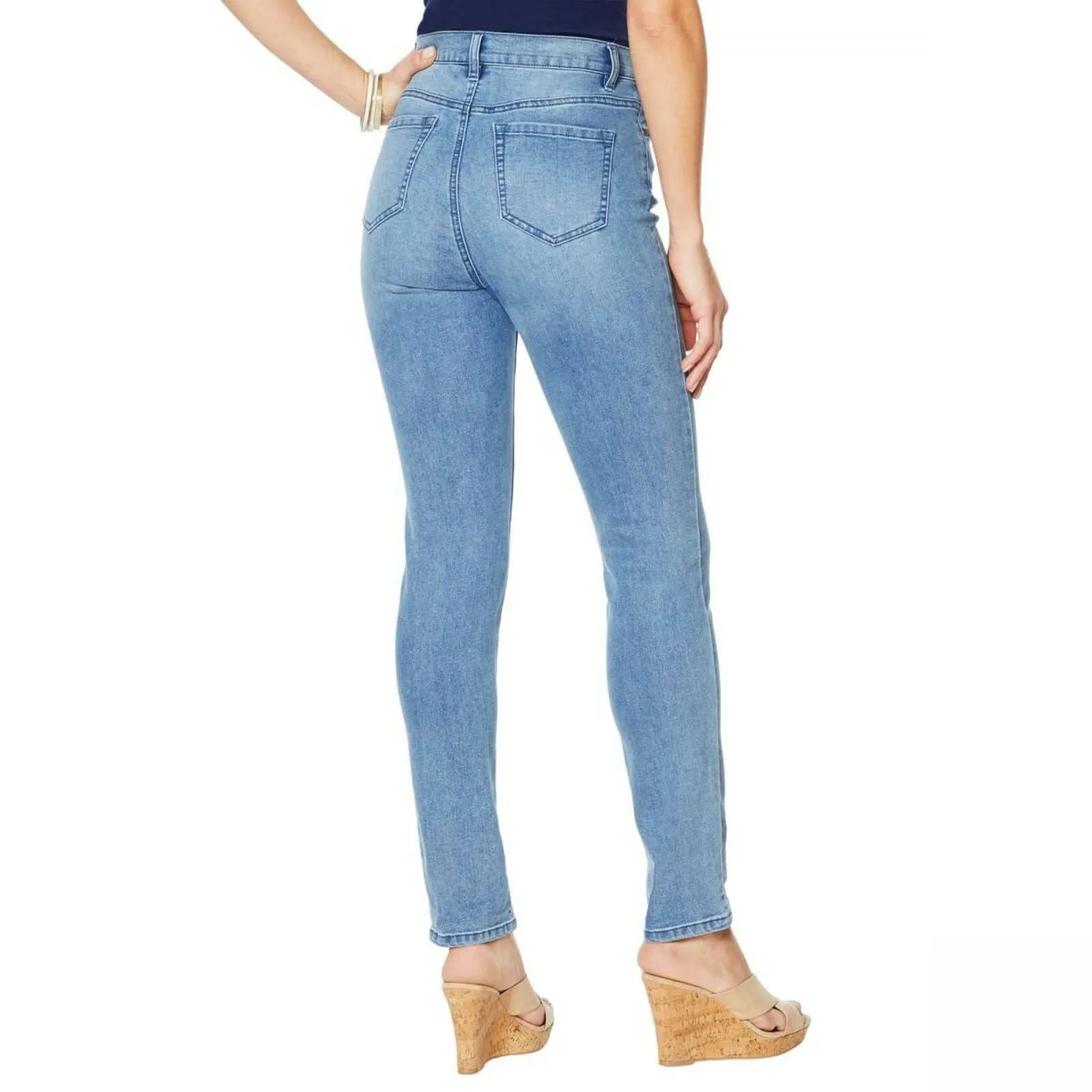 DG2 by Diane Gilman Women's Plus Size Classic Stretch Skinny Jeans