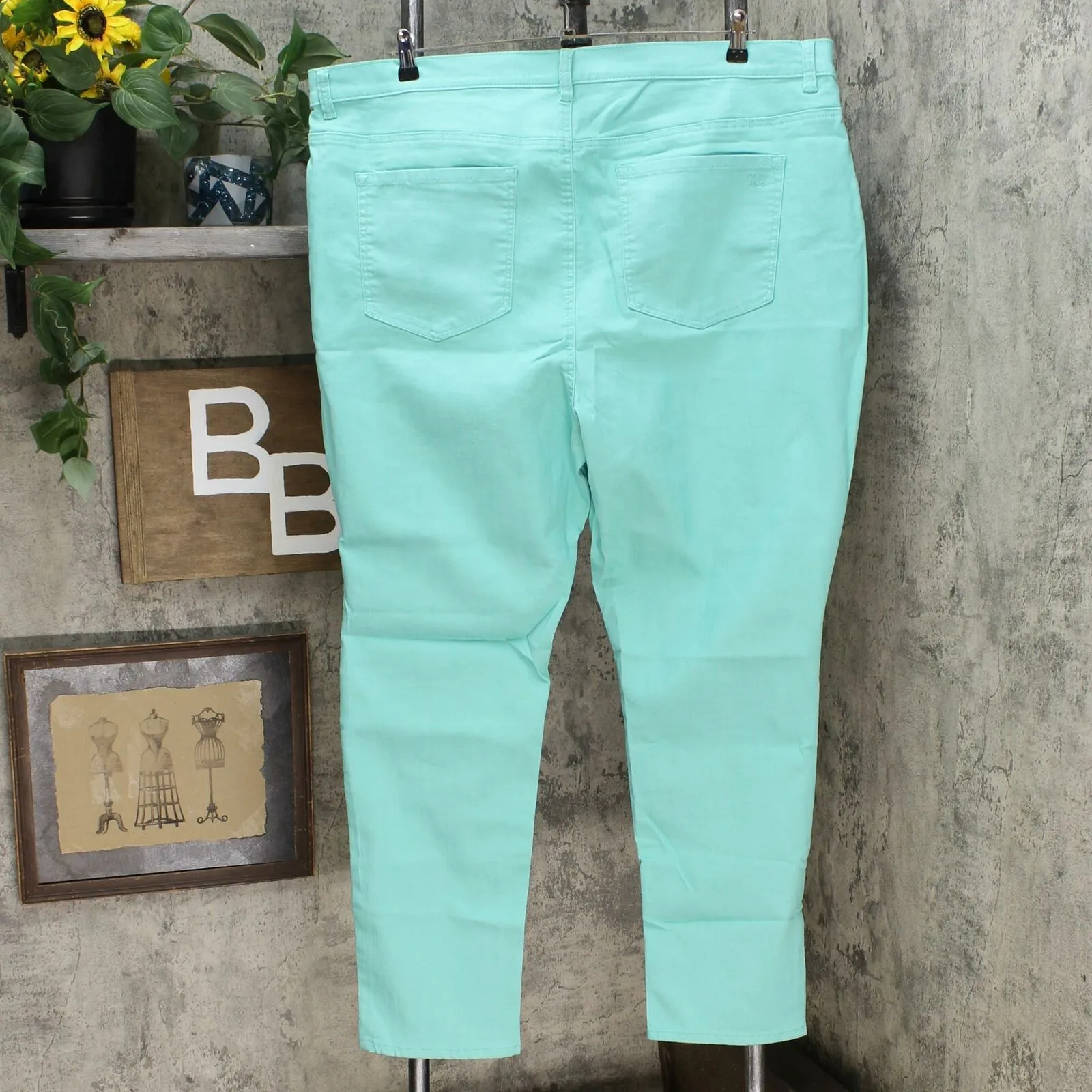 DG2 by Diane Gilman Women's Tall Straight Leg Skinny Jeans