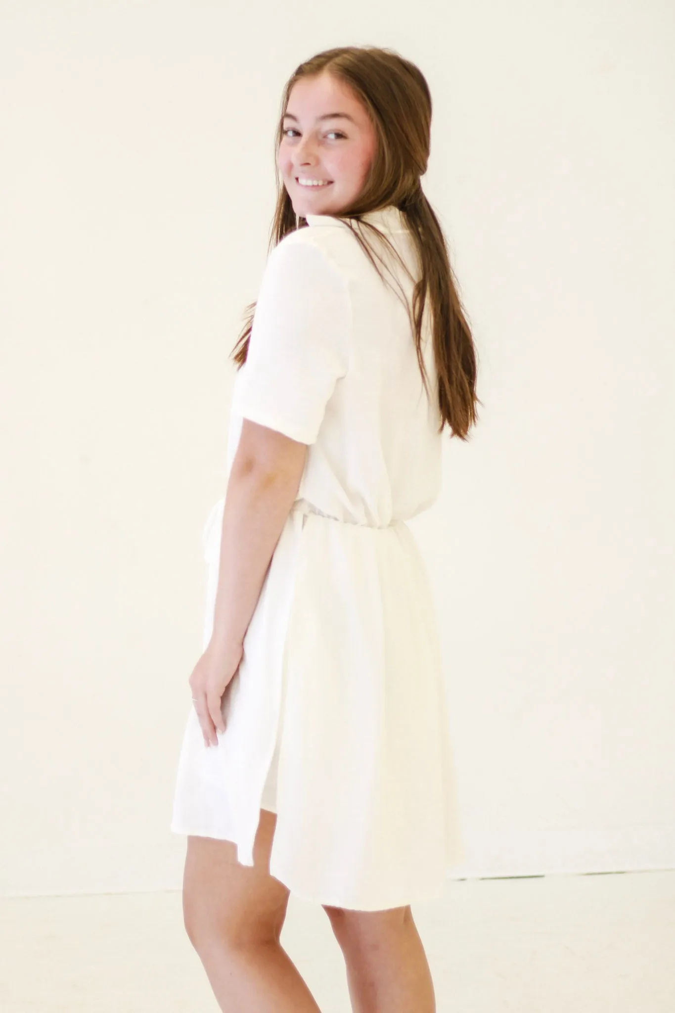 Down to Business White Romper