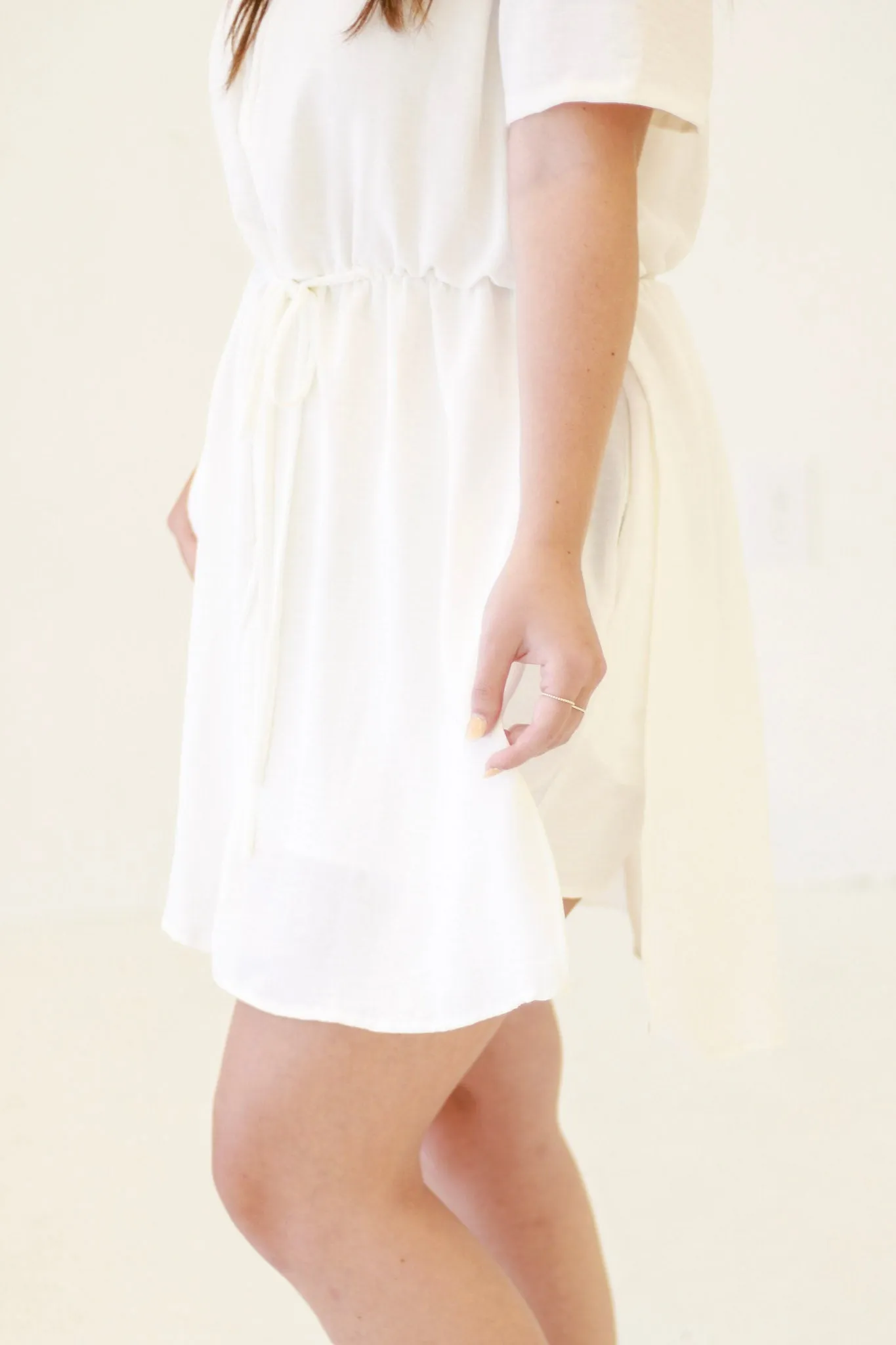 Down to Business White Romper