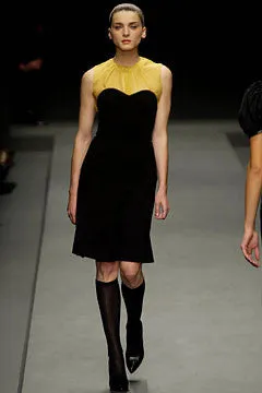 Fall 2002 Runway Look 6 Strapless Prada Dress