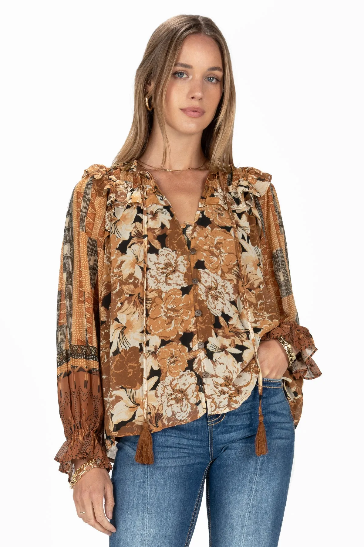 Fall Leaves Blouse