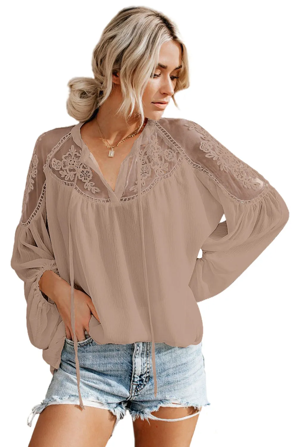 Formal Invitation Lace Blouse