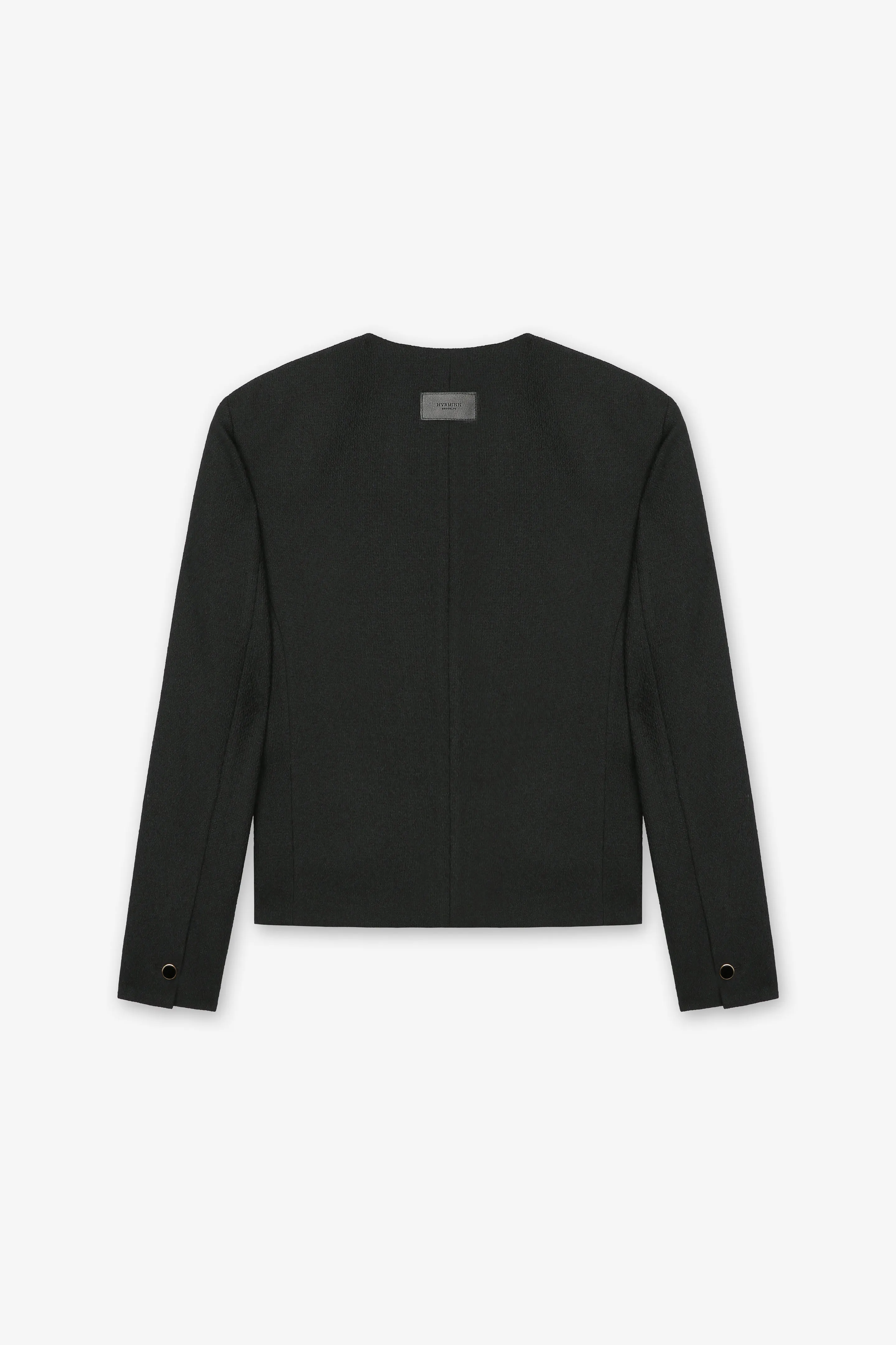 FRANKIE BOUCLE COLLARLESS JACKET