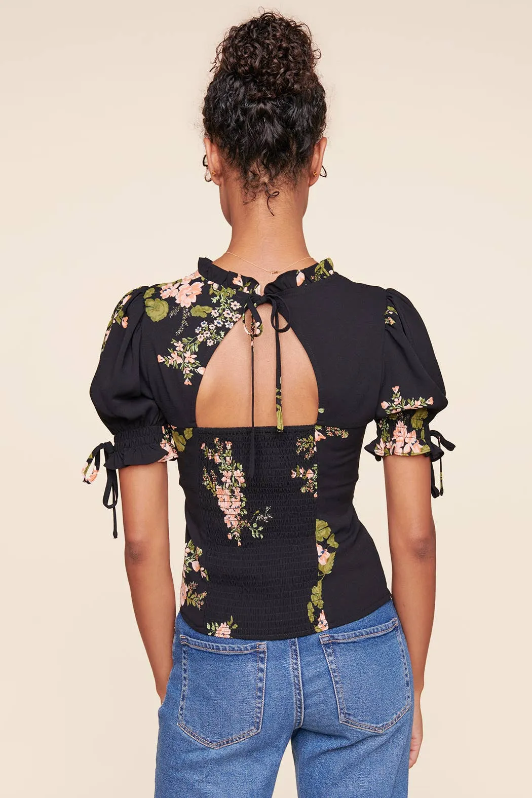GARDEN STATE OF MIND PUFF SLEEVE TOP