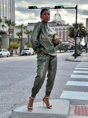 “Glisten” Sequined Pant