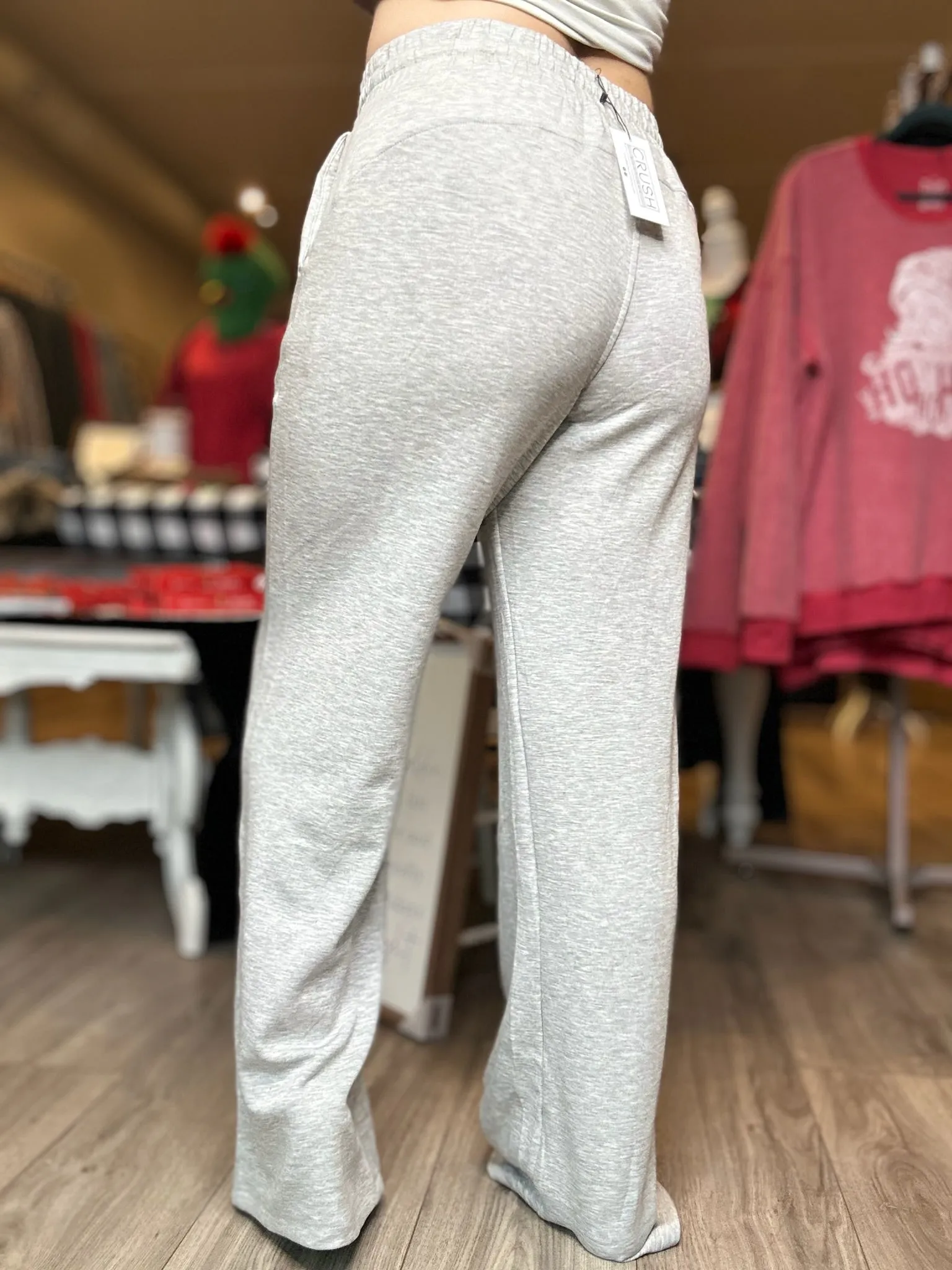 Grey Scuba Straight Leg Joggers