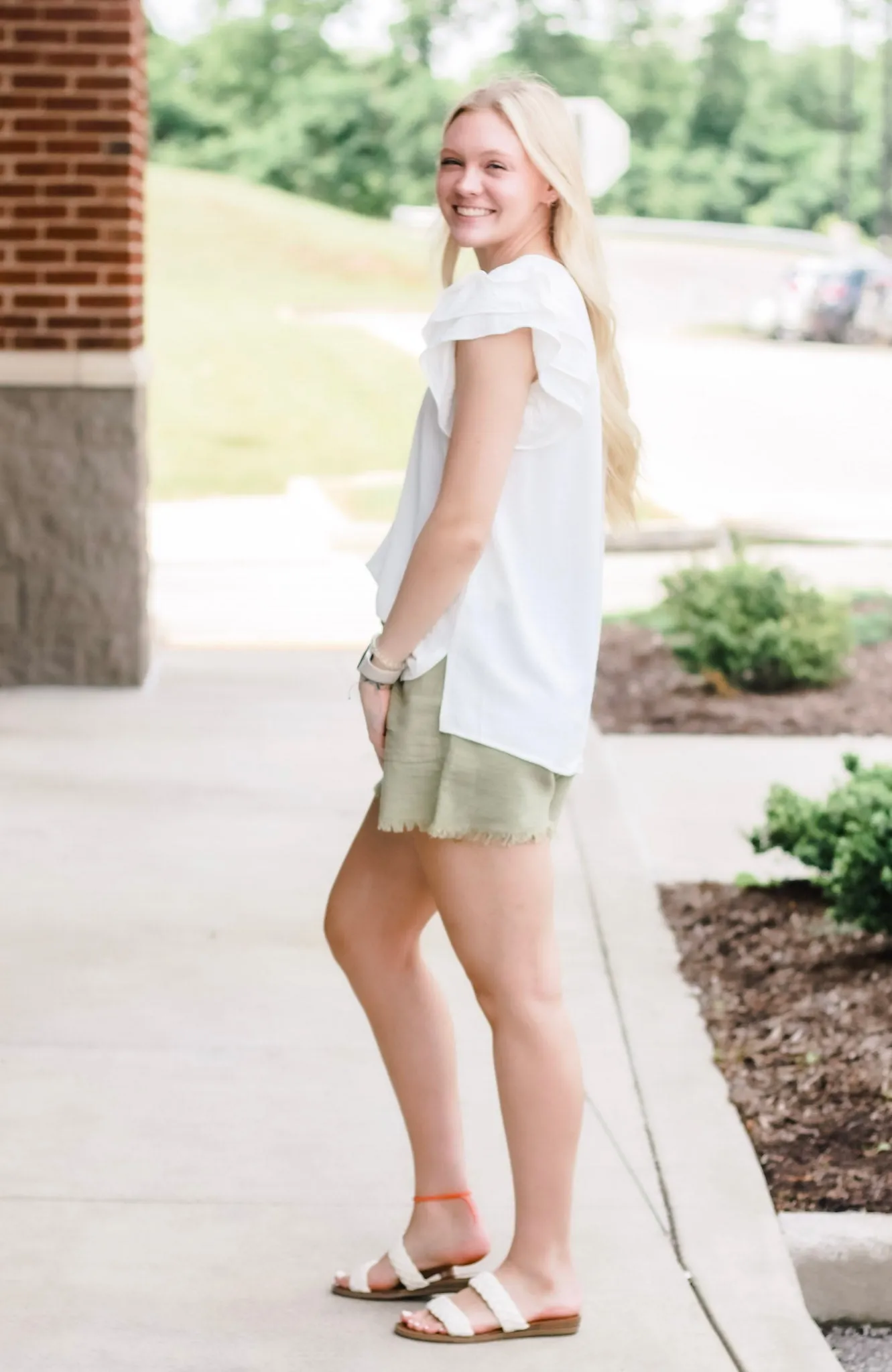 Happened So Fast White Smocked Top