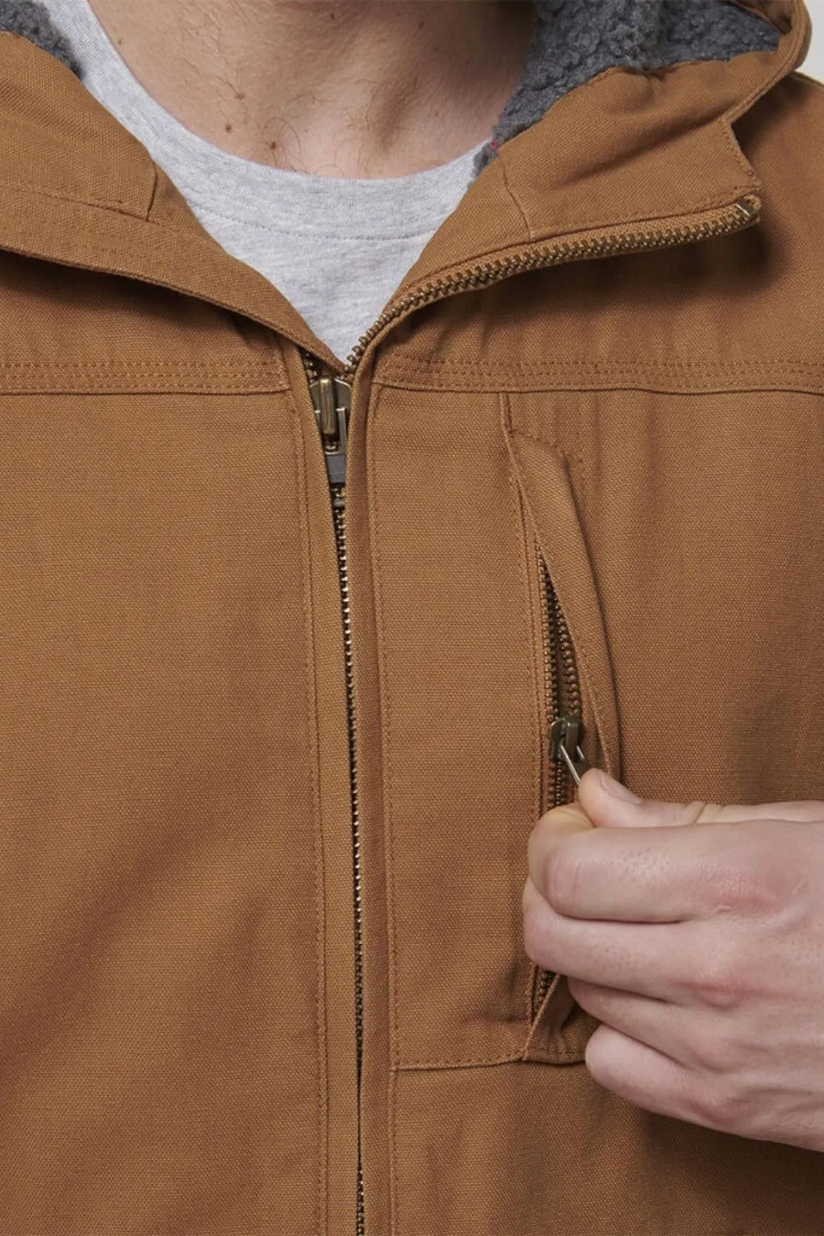 Hard Yakka Heritage Canvas Hooded Jacket