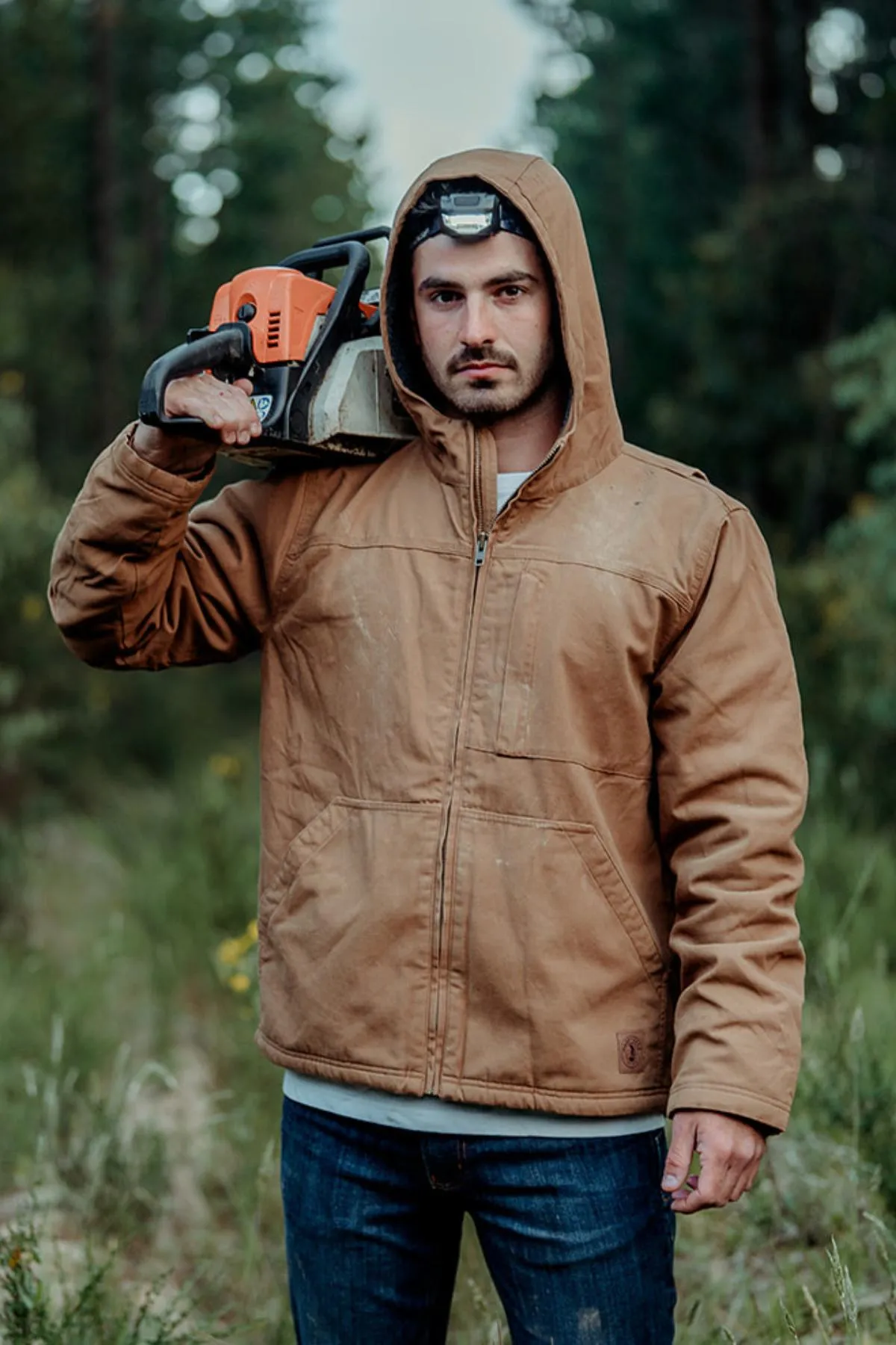 Hard Yakka Heritage Canvas Hooded Jacket