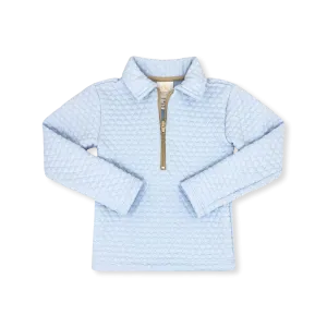 Henry Half Zip - Windy Blue Quilted