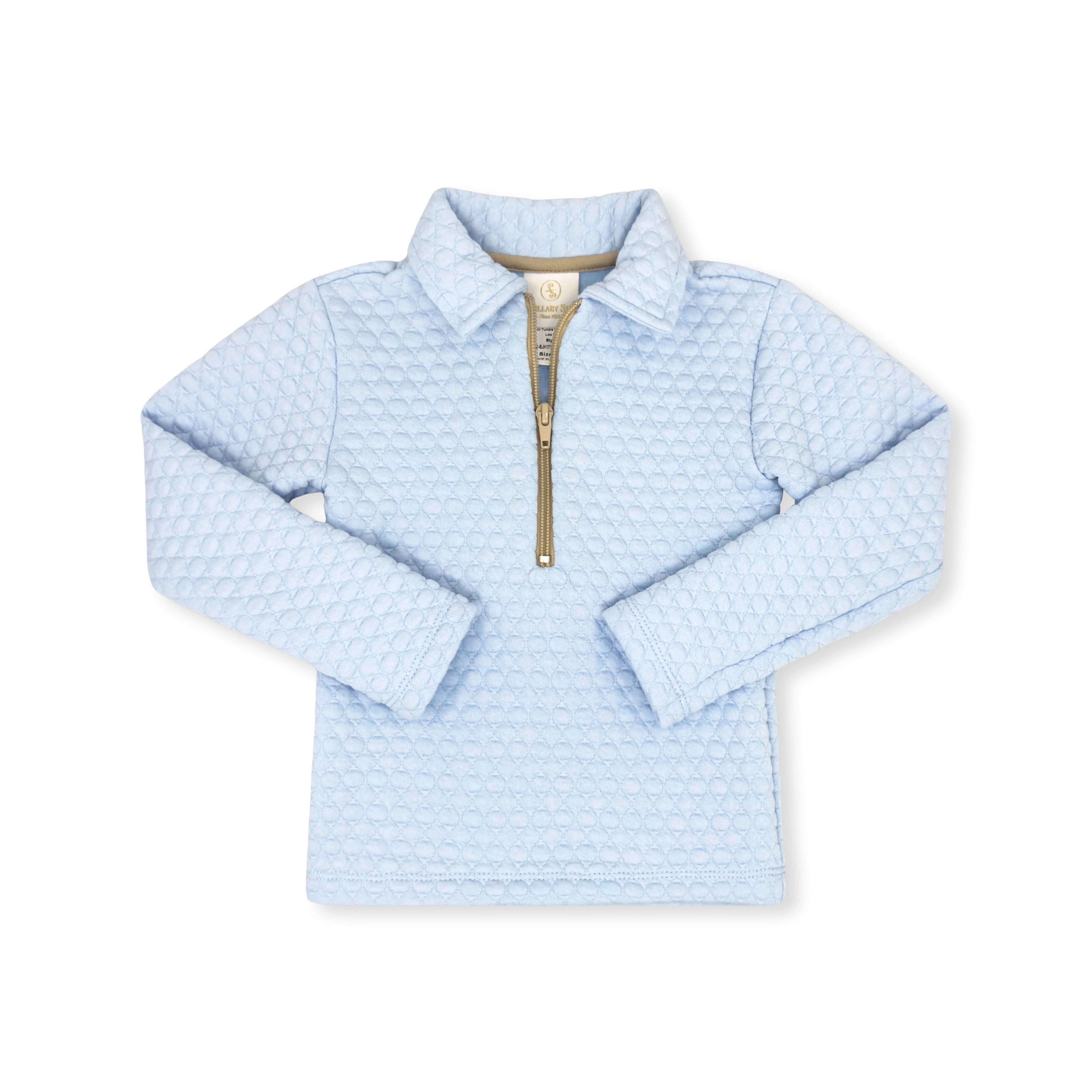 Henry Half Zip - Windy Blue Quilted