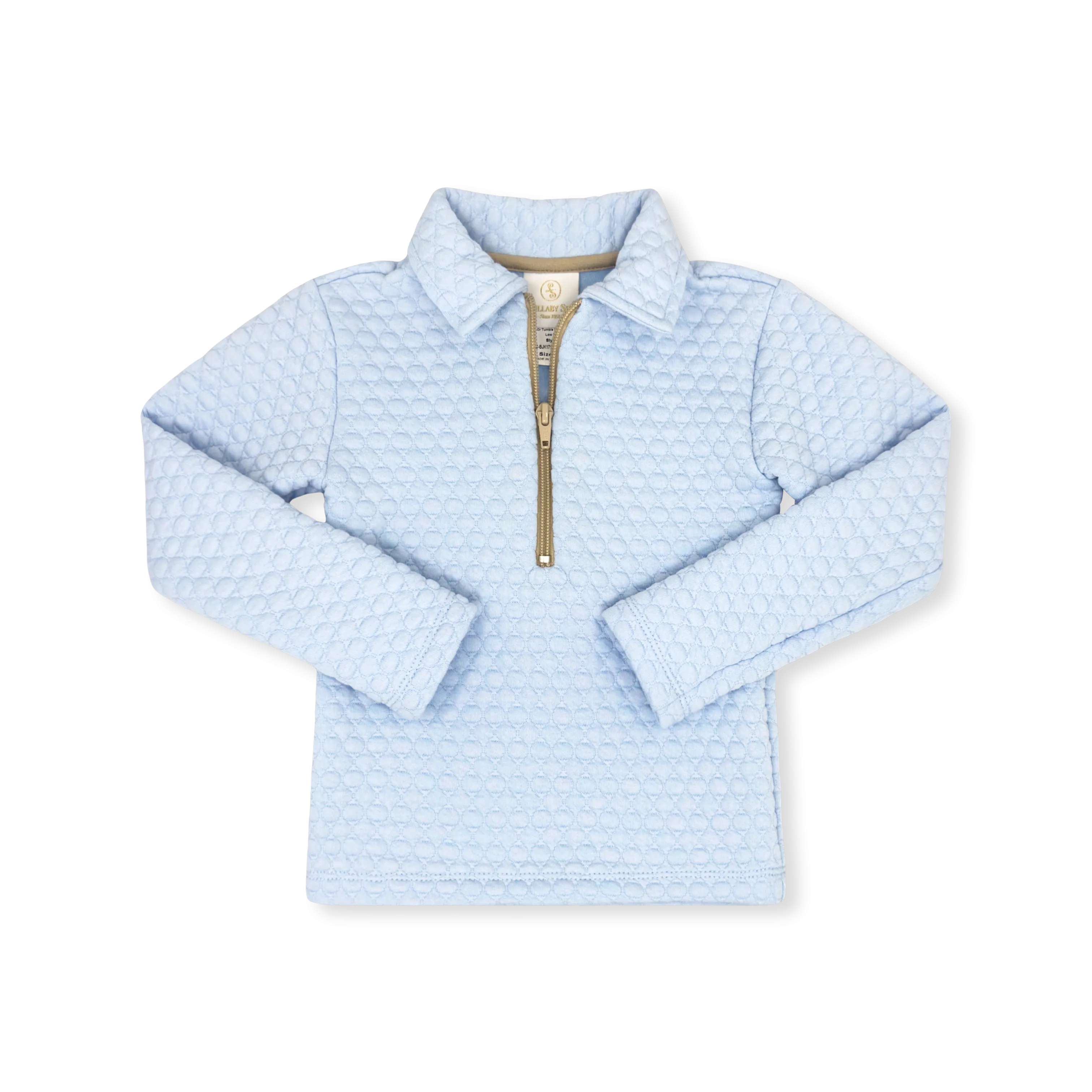 Henry Half Zip - Windy Blue Quilted