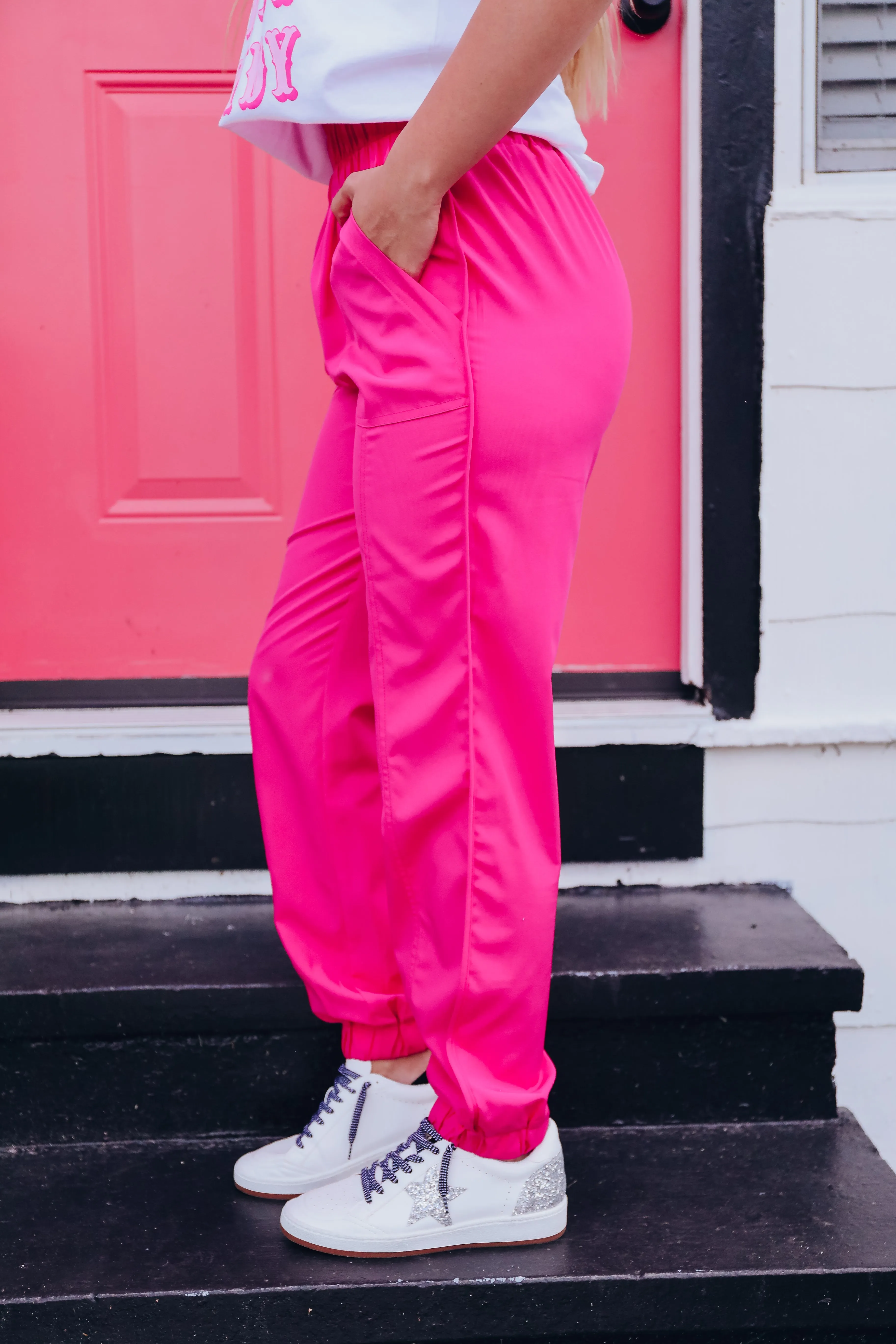 Homestretch Active Jogger - Hot Pink