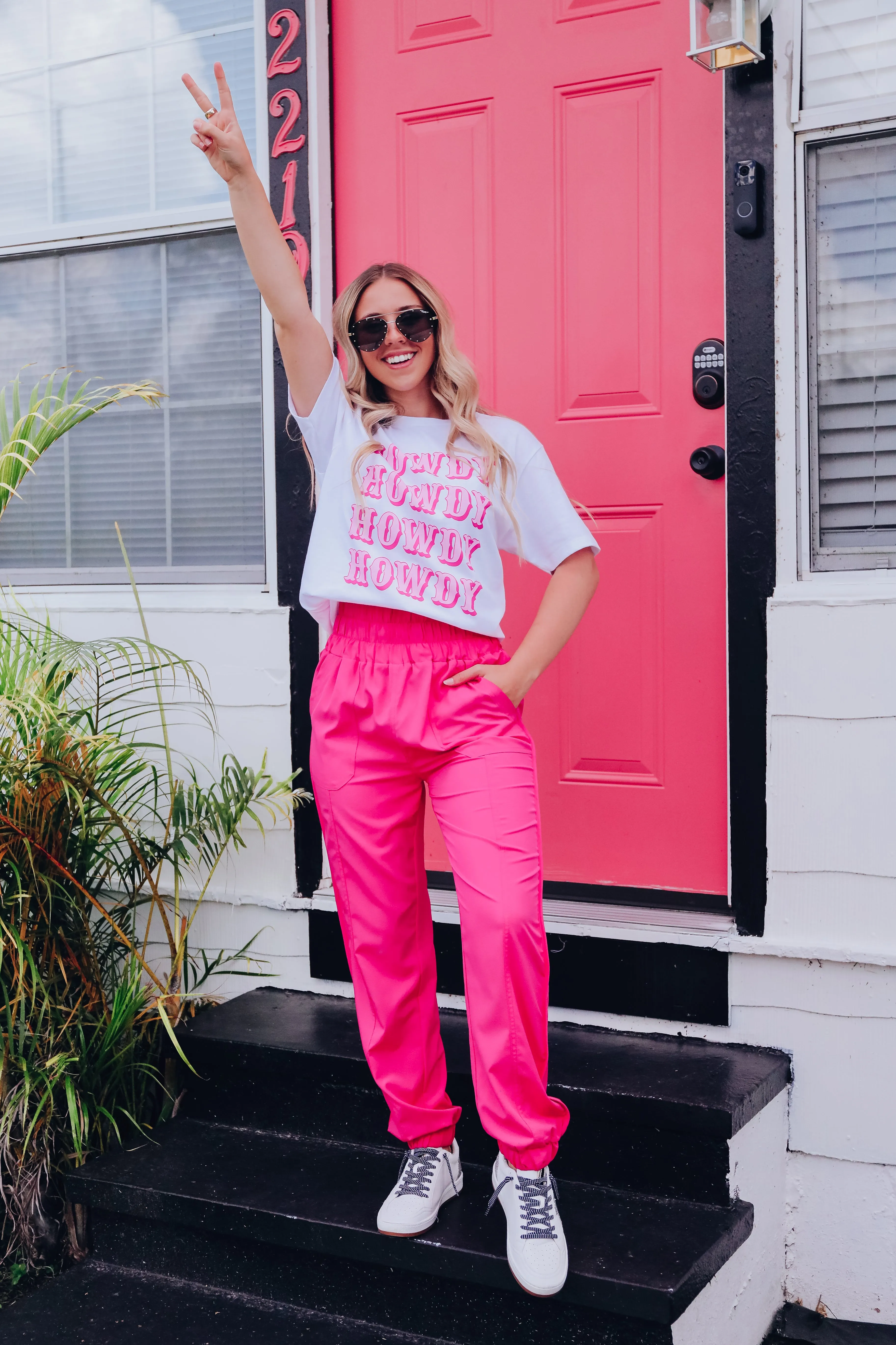 Homestretch Active Jogger - Hot Pink
