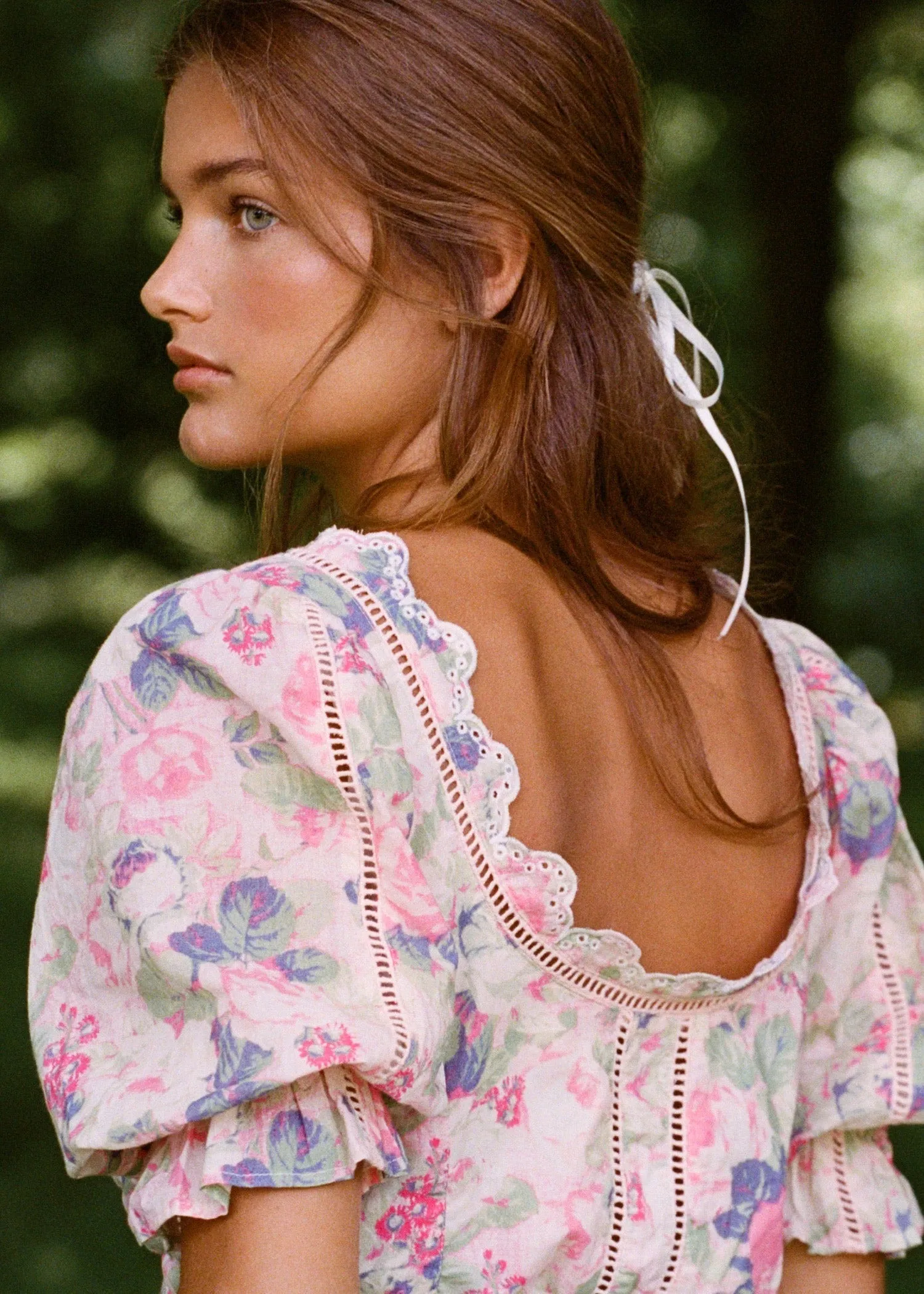 Karsten Crop Top (Veiled Kiss)