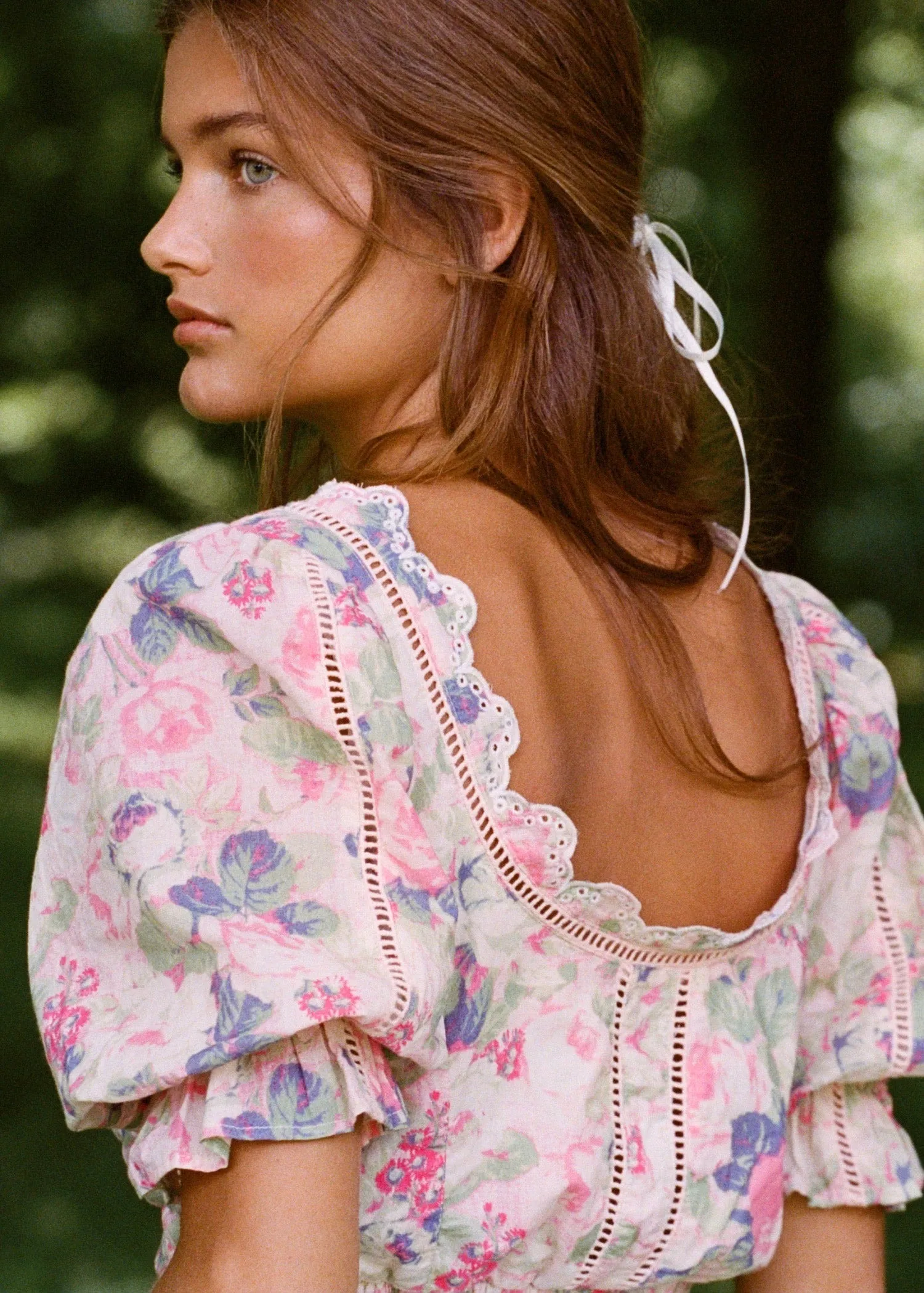 Karsten Crop Top (Veiled Kiss)