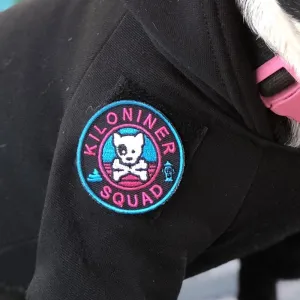 Kiloniner Dog and Crossbones Patch Mini PT - Morale Patch