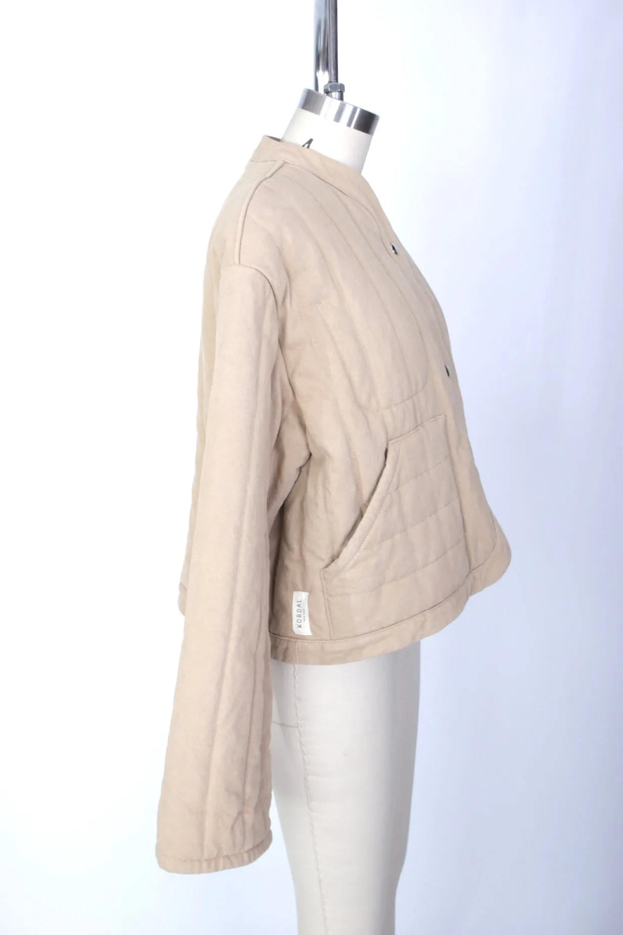 Kordal Quilted Cropped Bomber