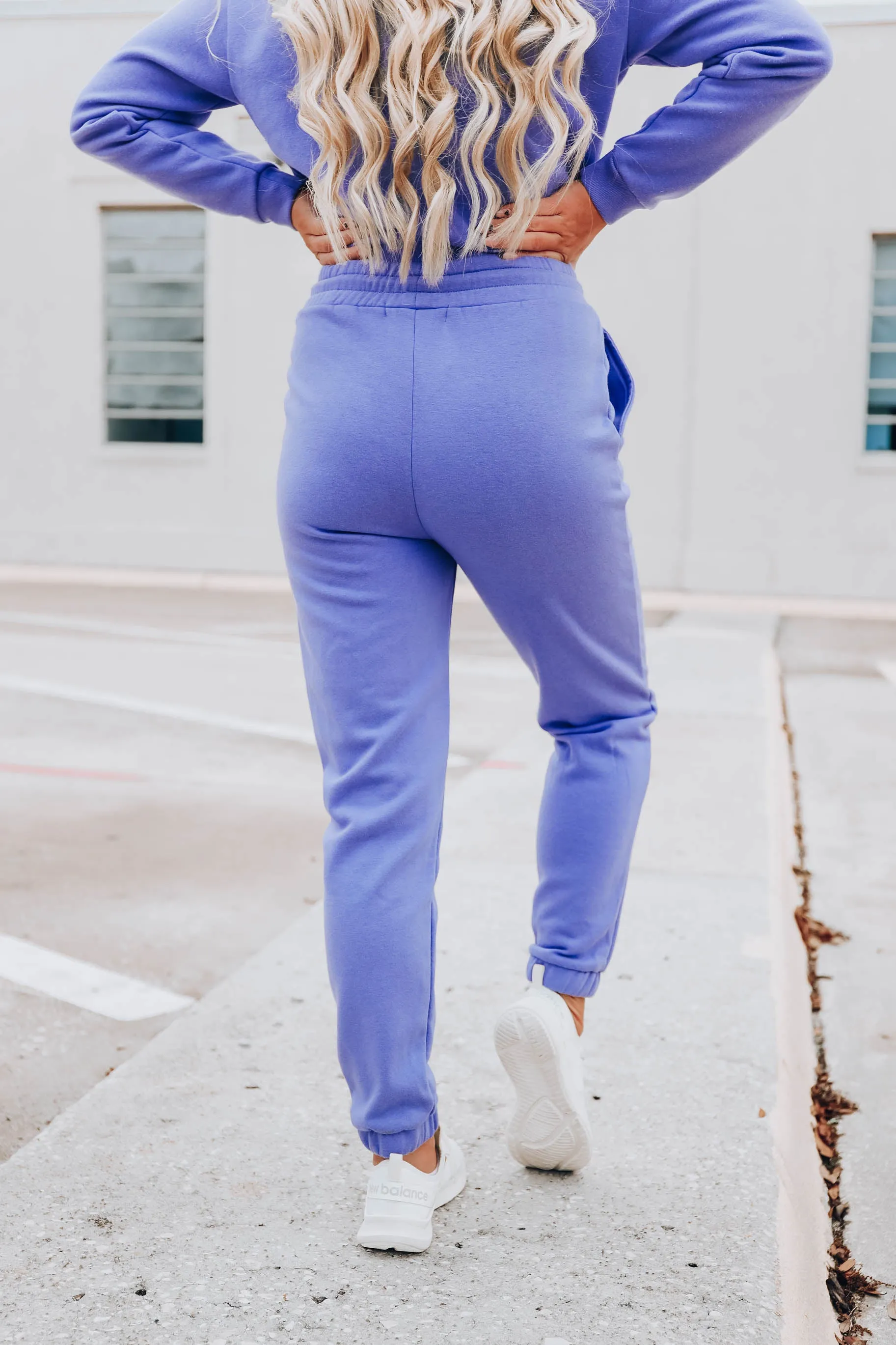 Lockdown Joggers - Periwinkle
