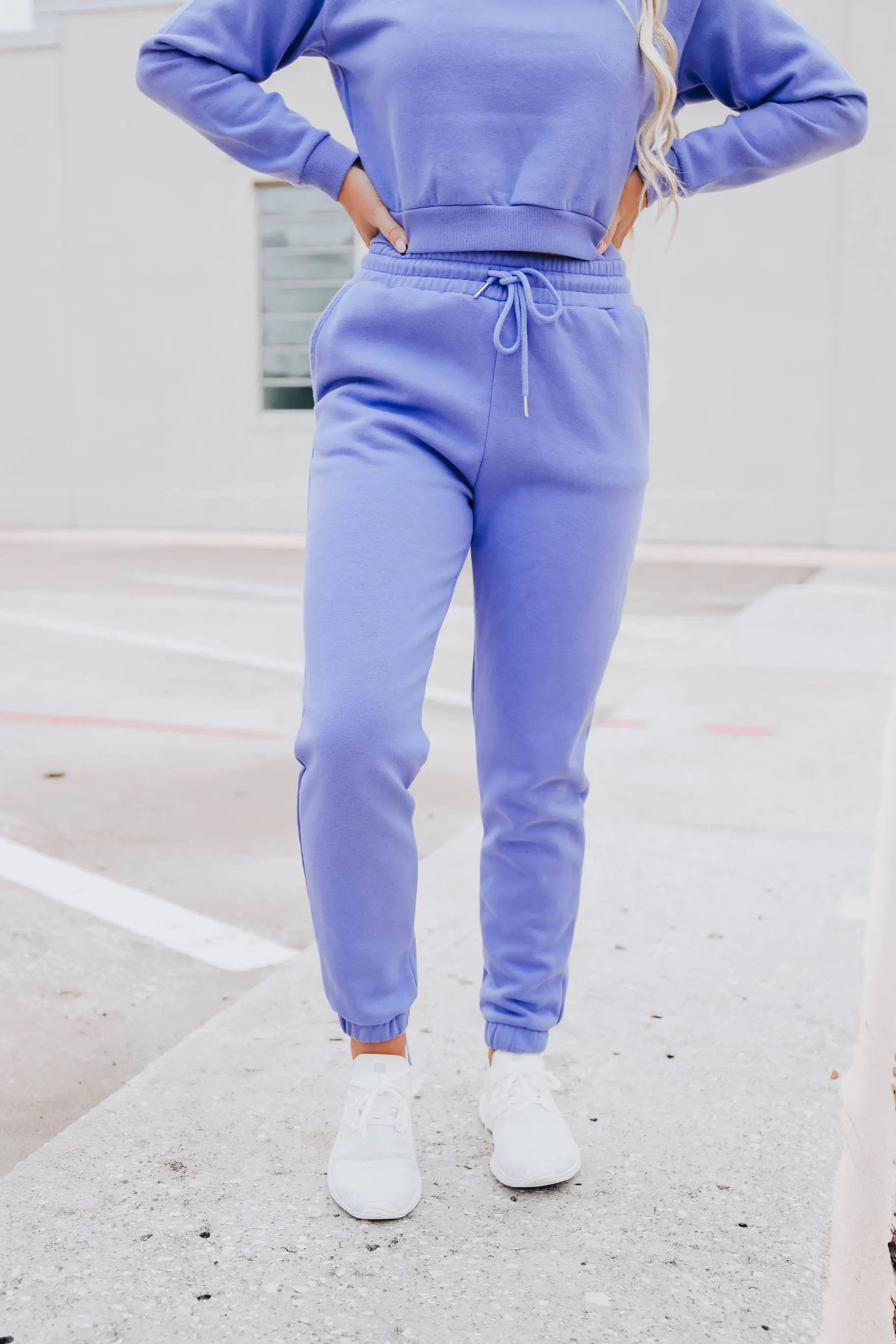 Lockdown Joggers - Periwinkle