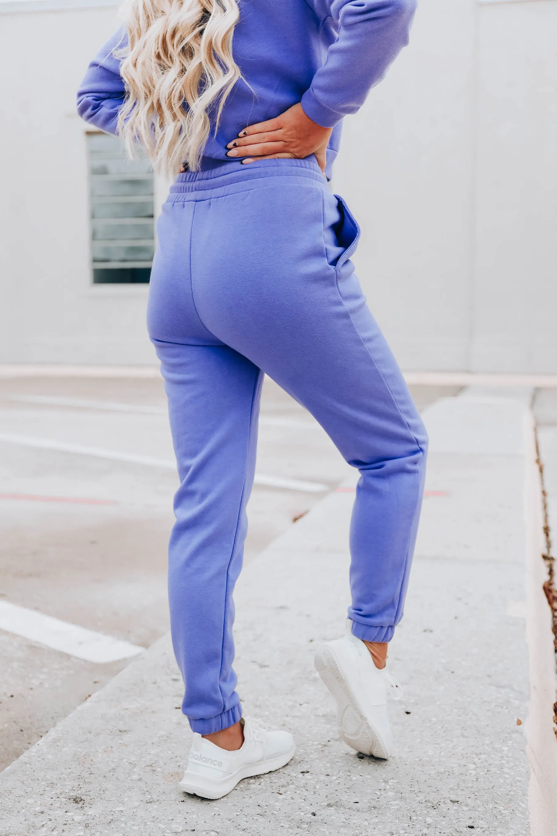 Lockdown Joggers - Periwinkle