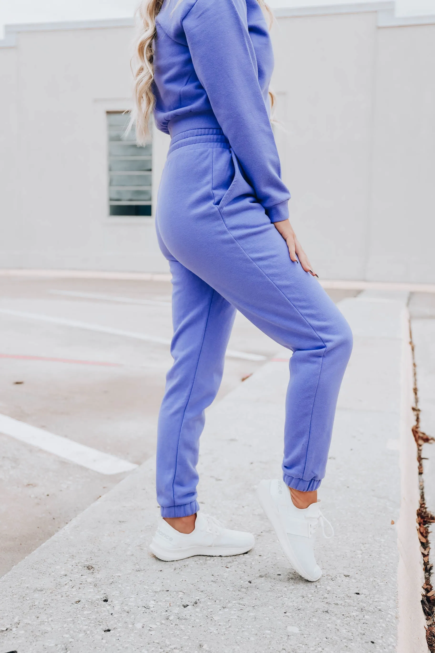 Lockdown Joggers - Periwinkle
